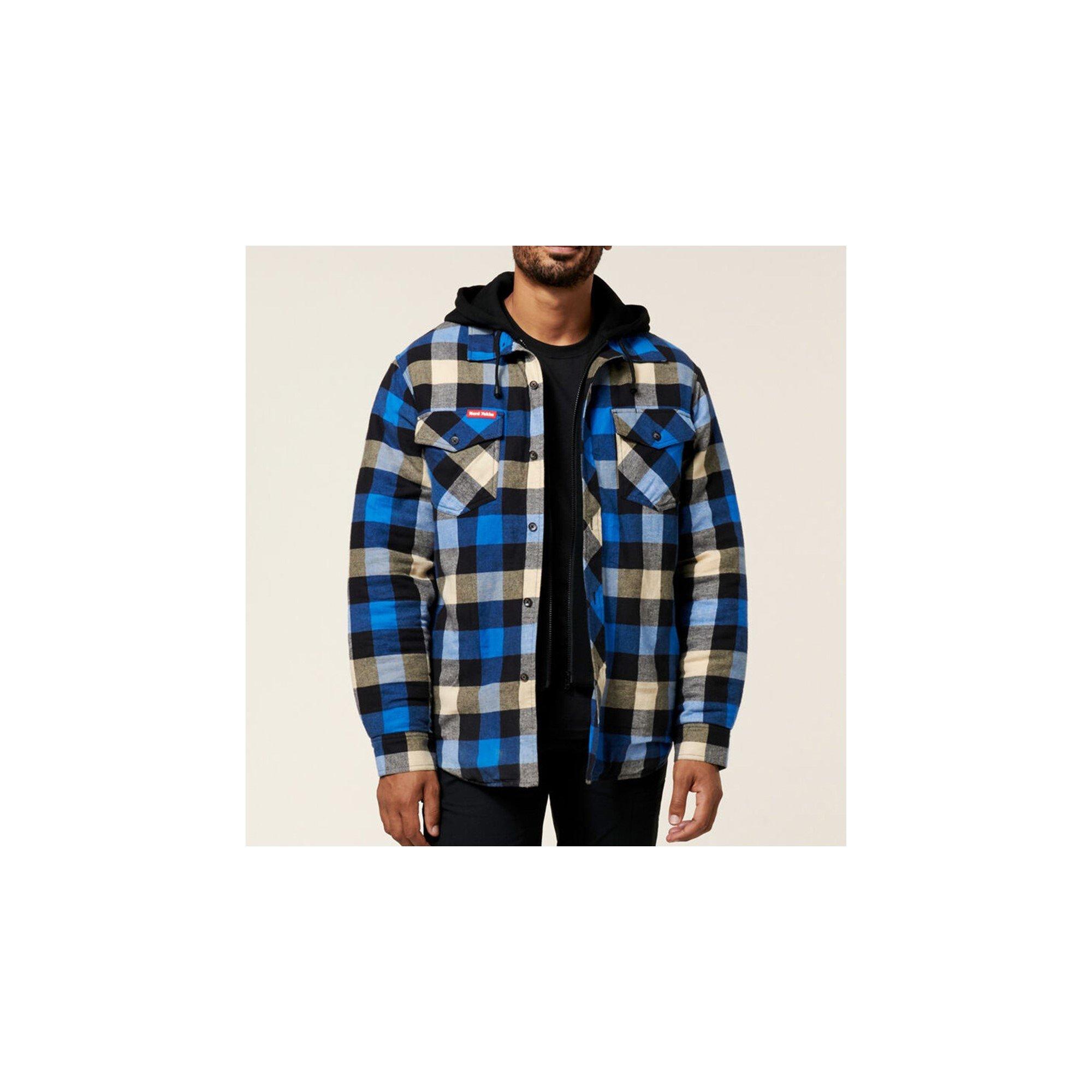 Blue - Hard Yakka - Quilted Flannel Shacket - 4