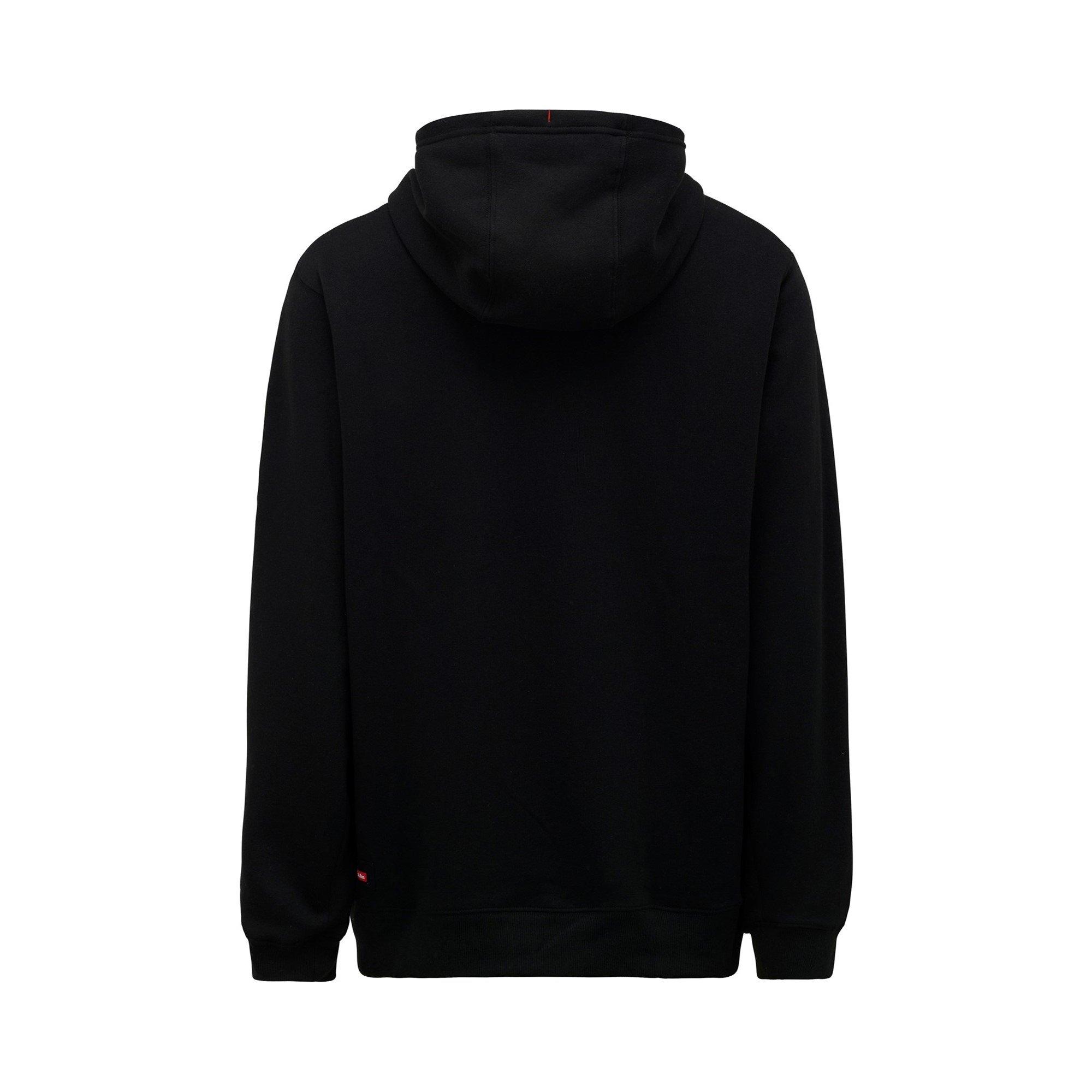 Black - Hard Yakka - Brushed Fleece Hoodie - 2