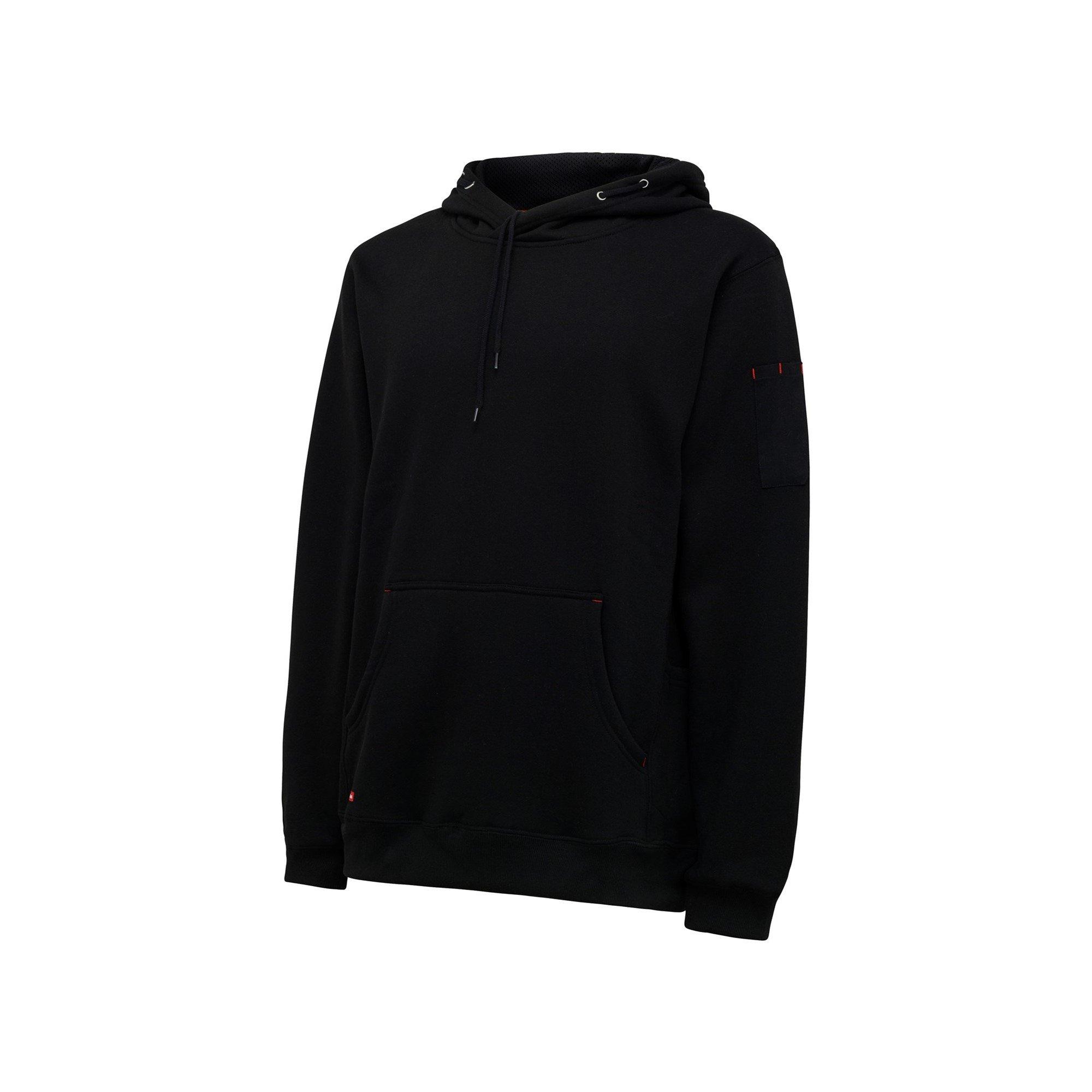 Black - Hard Yakka - Brushed Fleece Hoodie - 5