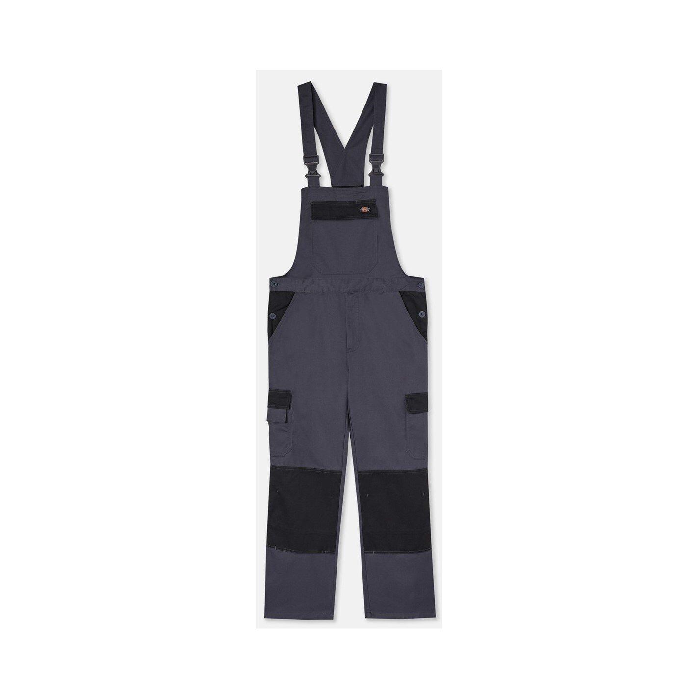 Slate Grey/Blac - Dickies - Everyday Bib and Brace - 4