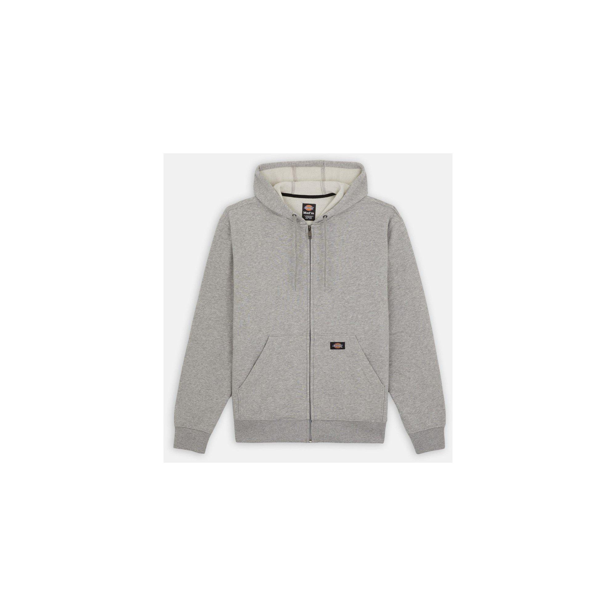Heather Grey - Dickies - Everyday Fleece Zip Hoodie - 3