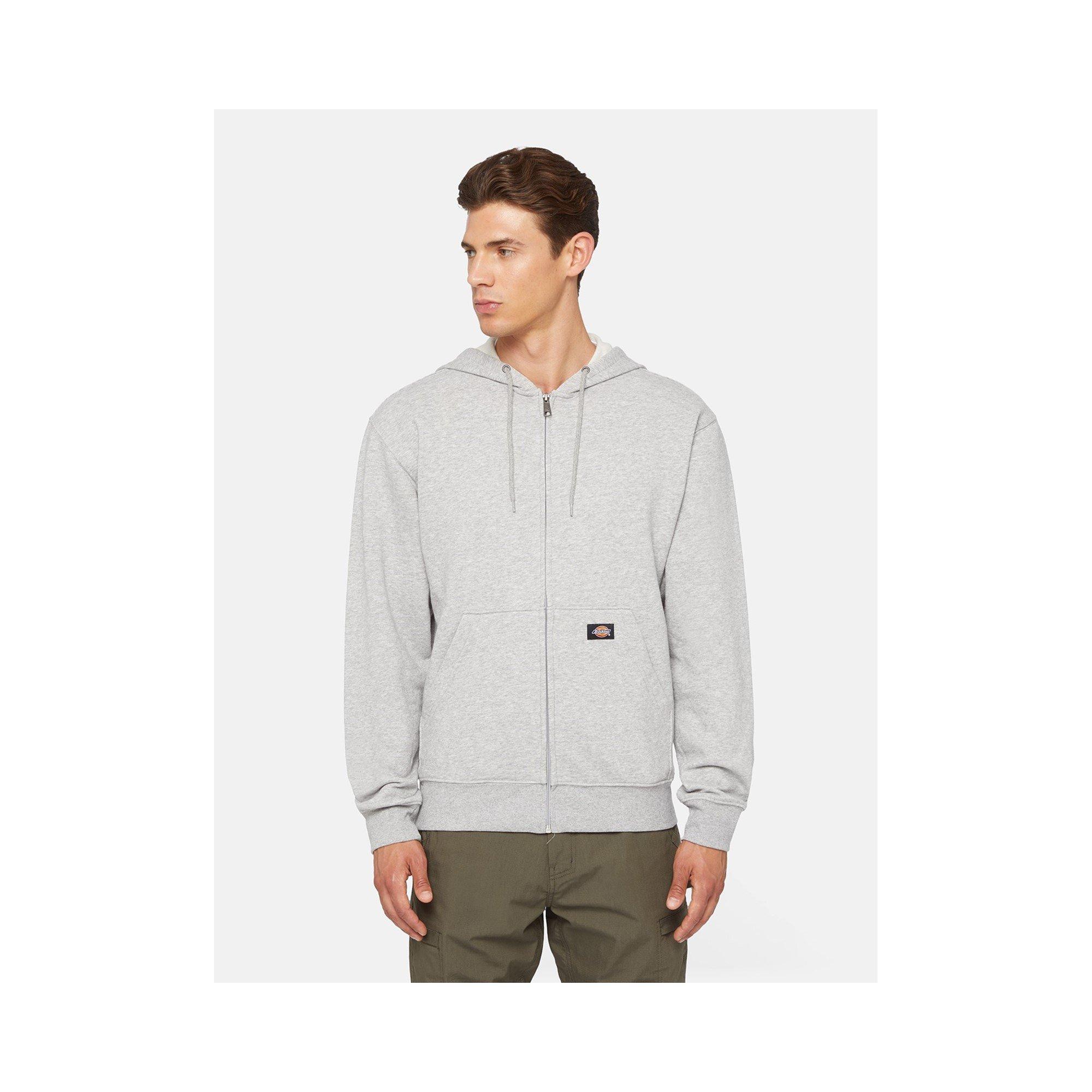 Heather Grey - Dickies - Everyday Fleece Zip Hoodie - 4