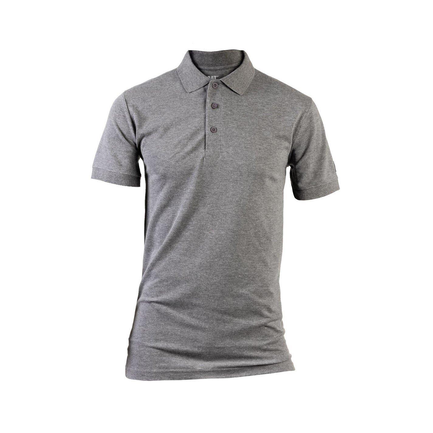 Dark Heather Gr - Caterpillar - Essentials Polo Shirt - 1