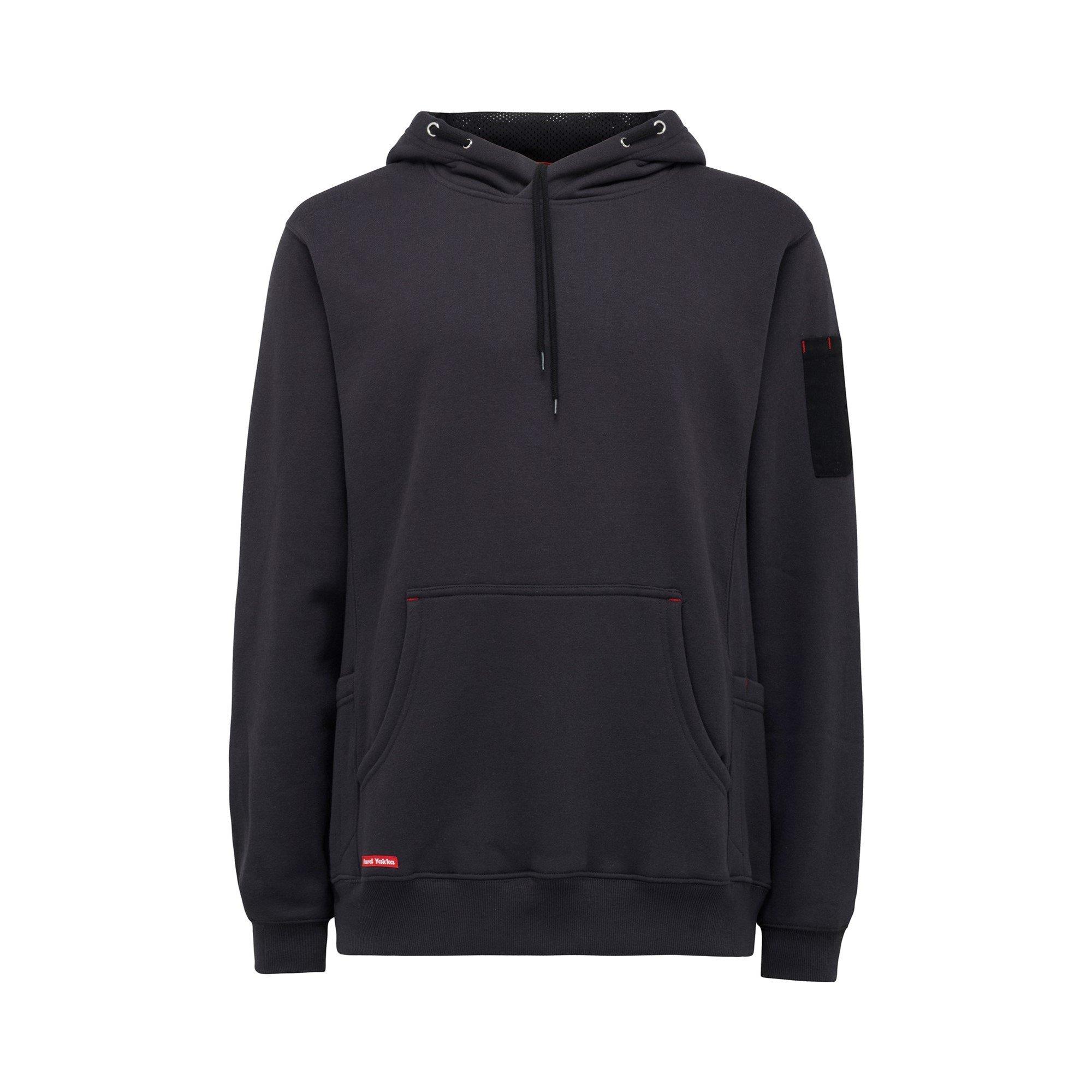 Grey Marle - Hard Yakka - Brushed Fleece Hoodie - 1