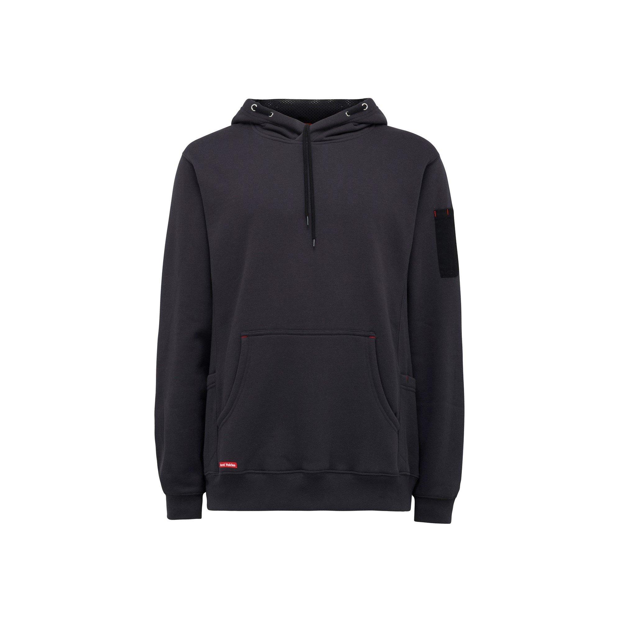 Grey Marle - Hard Yakka - Brushed Fleece Hoodie - 4