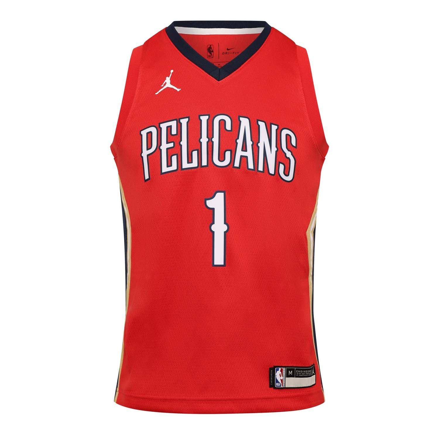 Red - Nike - New Orleans Pelicans Williamson #1 Jersey - 1
