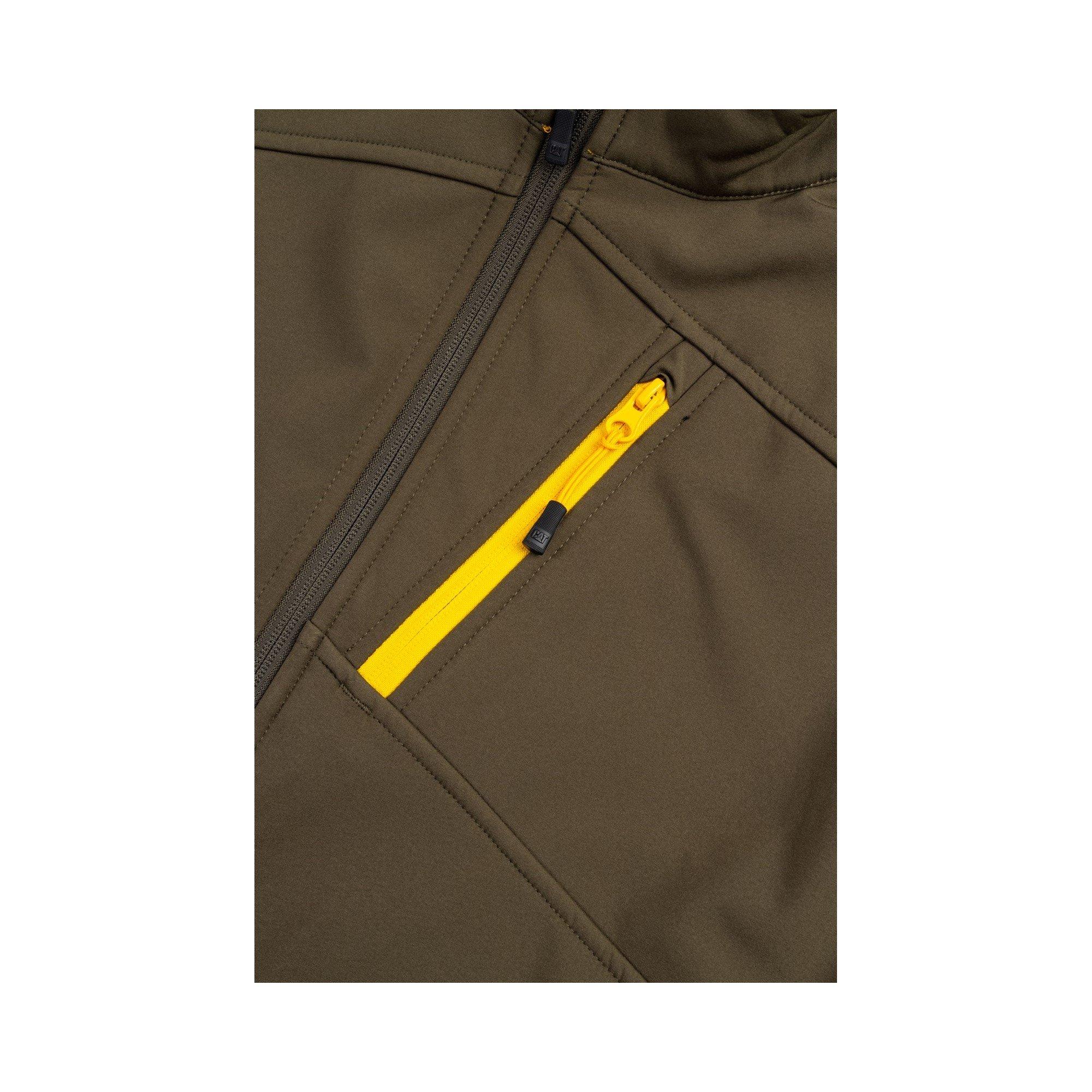 Army Moss - Caterpillar - Essentials Shell Jacket - 1