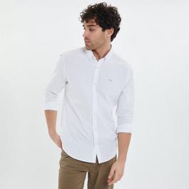 Threadbare Oxford Cotton Long Sleeve Shirt