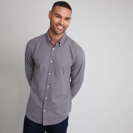 Threadbare Oxford Cotton Long Sleeve Shirt