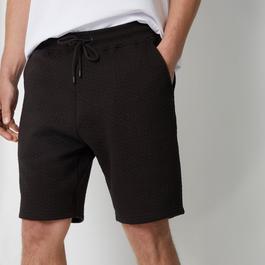 Threadbare Cotton Blend Textured Sweat Shorts