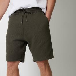 Threadbare Cotton Blend Textured Sweat Shorts