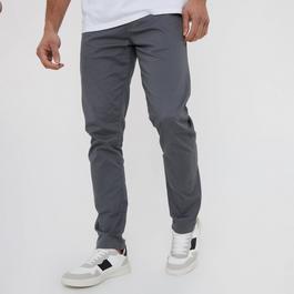 Threadbare Cotton Regular Fit Chino Trousers with Stretch