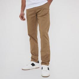 Threadbare Cotton Regular Fit Chino Trousers with Stretch