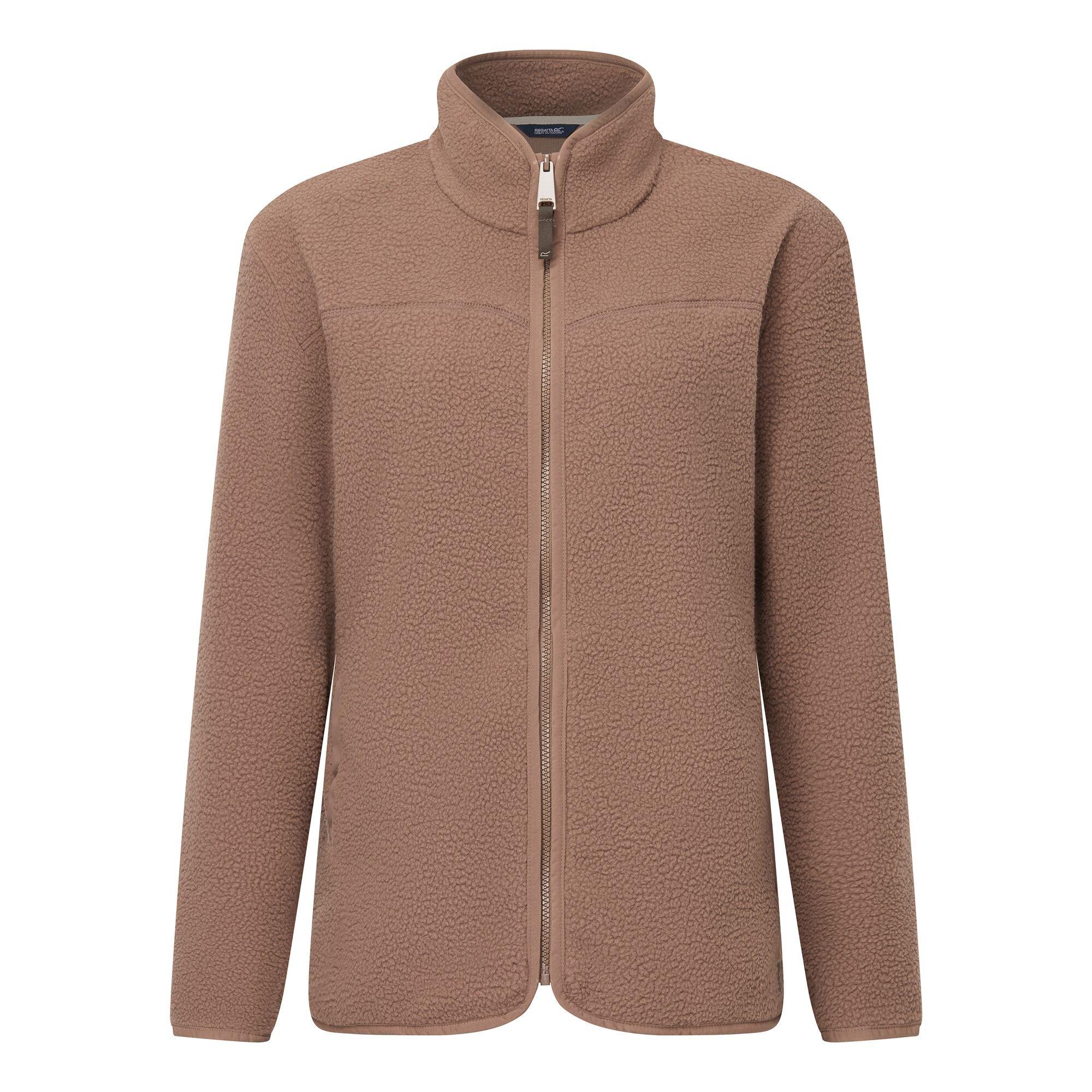 Mocha - Regatta - Womens Frankie Borg Full Zip Fleece - 6