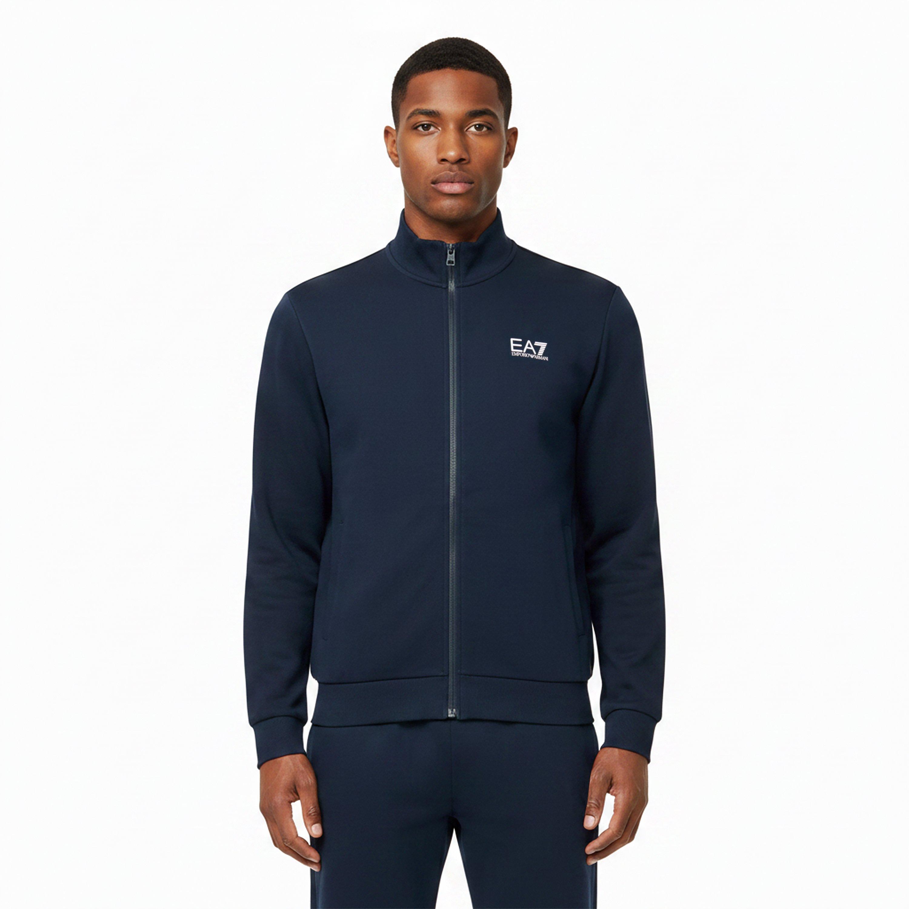 Navy - EA7 - Full-Zip Tracksuit - 3