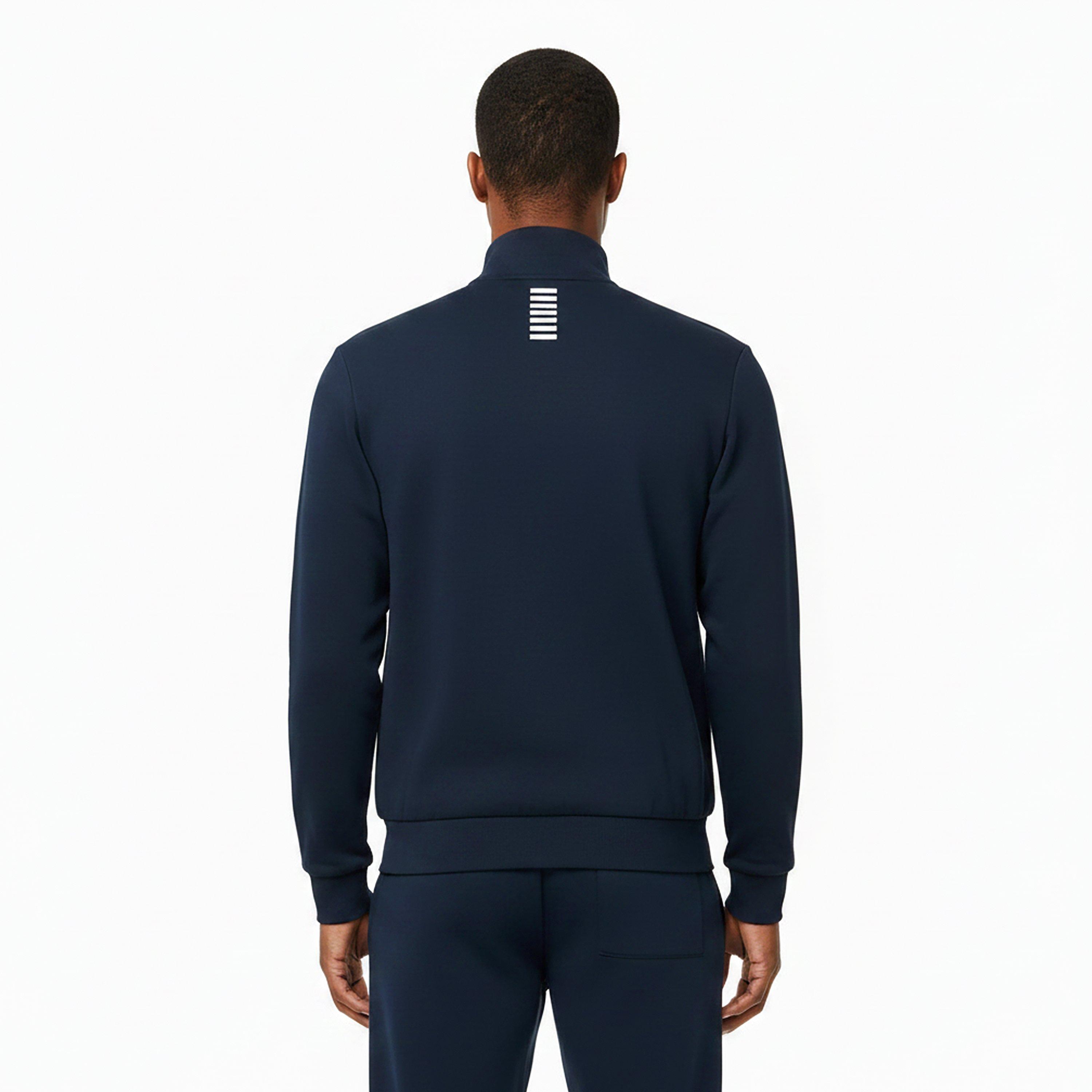 Navy - EA7 - Full-Zip Tracksuit - 4