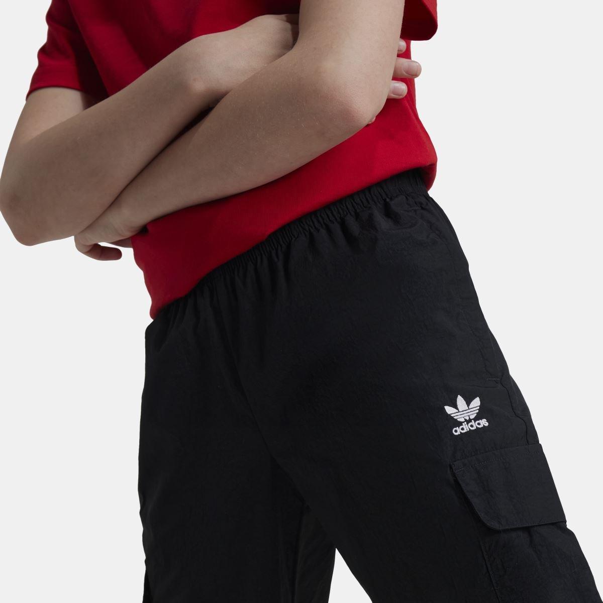 Black - adidas Originals - Cargo Tracksuit Bottoms - 4