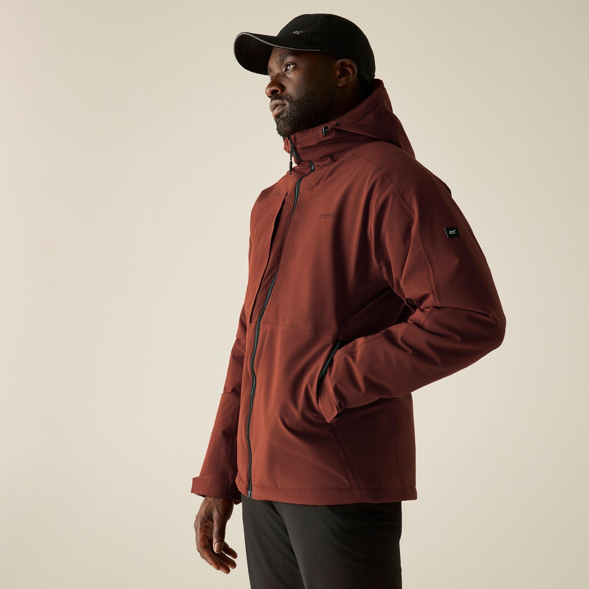 Burnt Henna - Regatta - Mens Maltrek Waterproof Jacket - 1