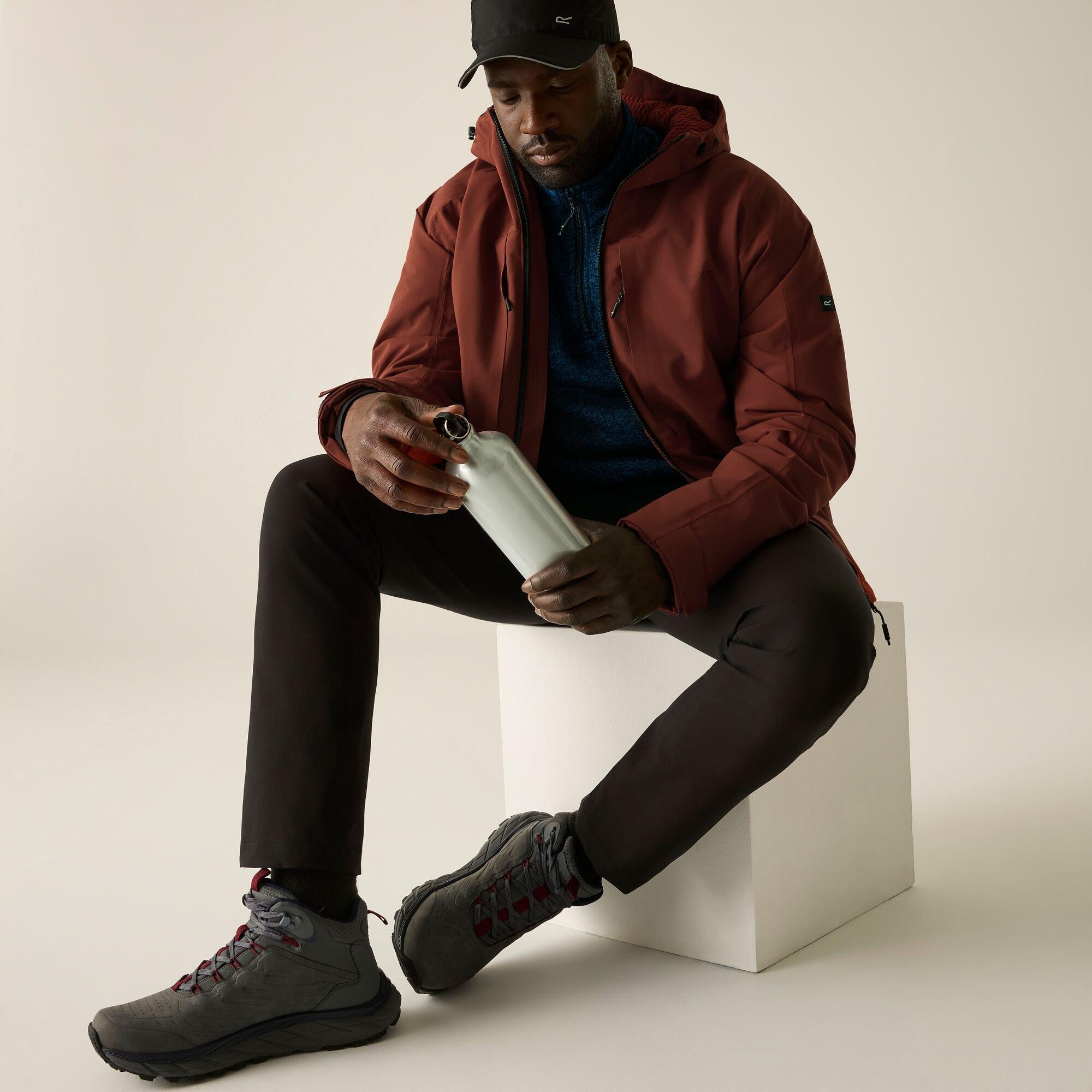 Burnt Henna - Regatta - Mens Maltrek Waterproof Jacket - 3