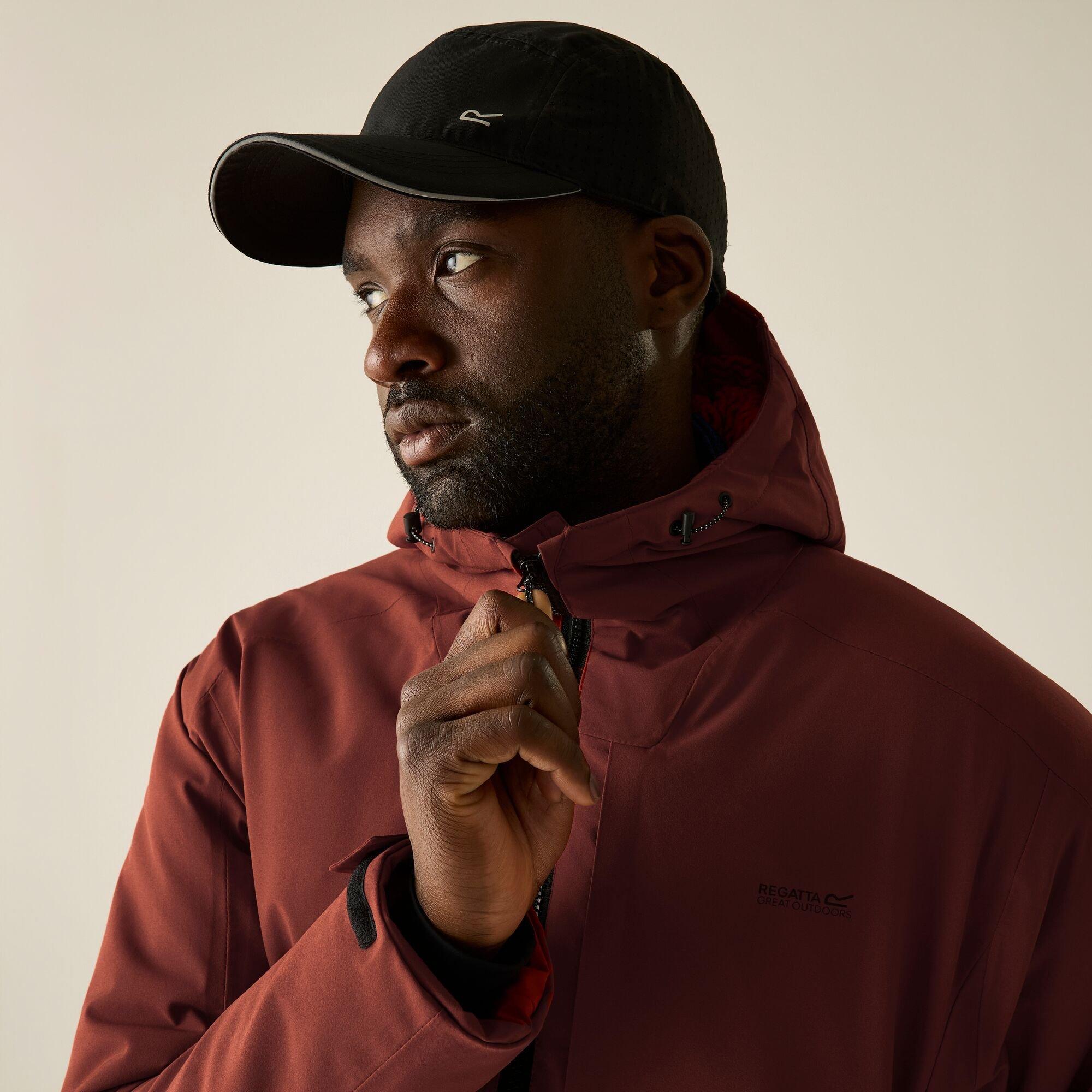 Burnt Henna - Regatta - Mens Maltrek Waterproof Jacket - 4