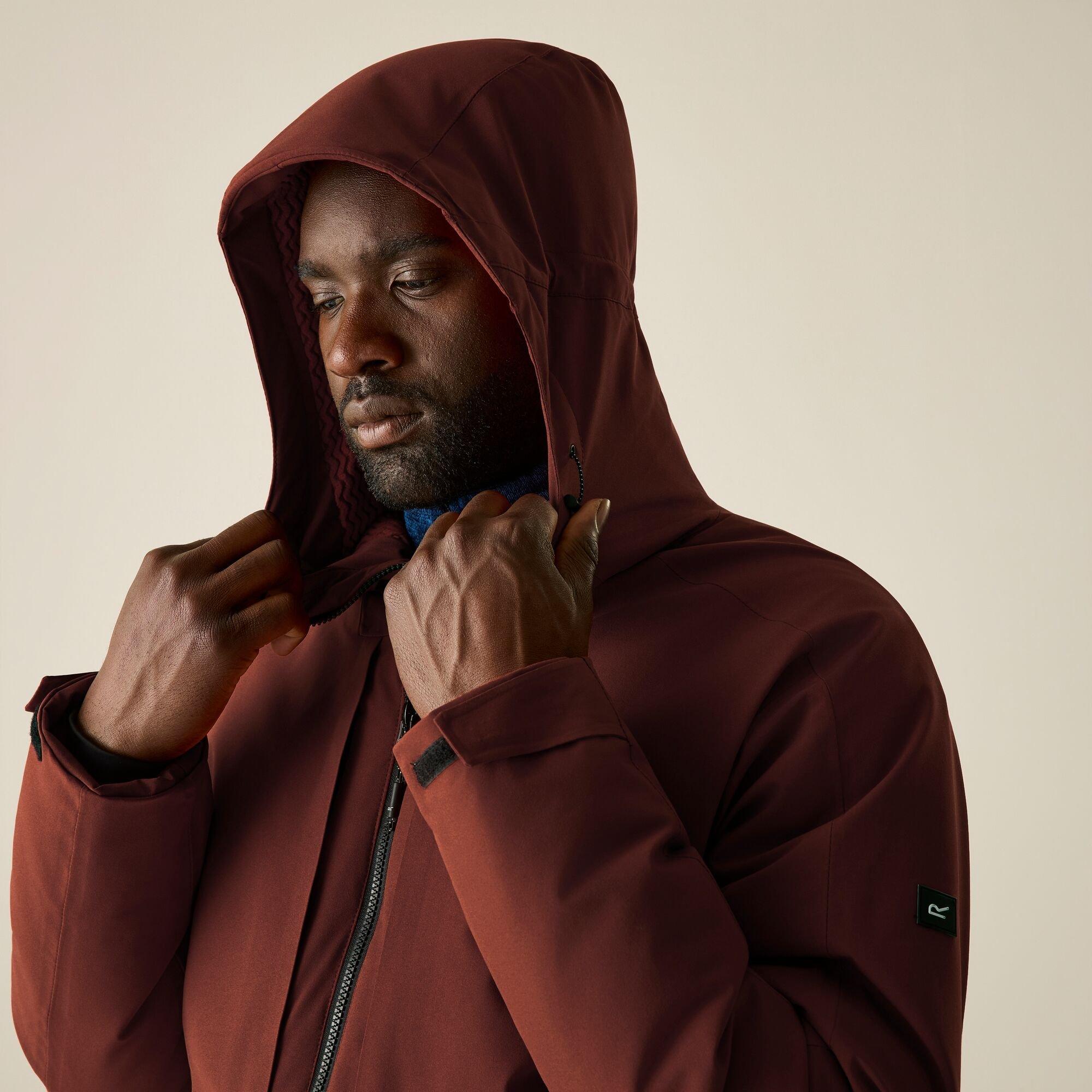 Burnt Henna - Regatta - Mens Maltrek Waterproof Jacket - 7