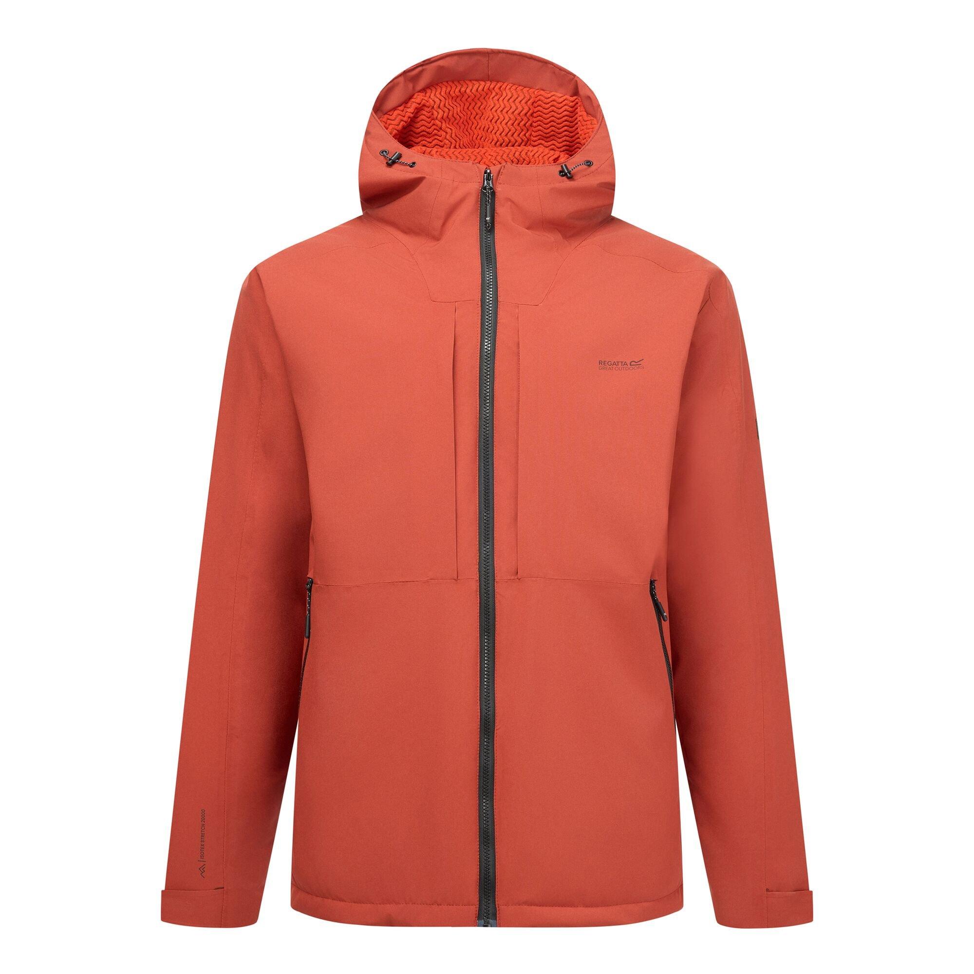 Burnt Henna - Regatta - Mens Maltrek Waterproof Jacket - 10