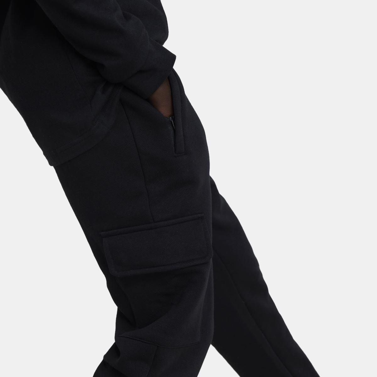 Black - adidas Originals - Fleece Cargo Pants - 3