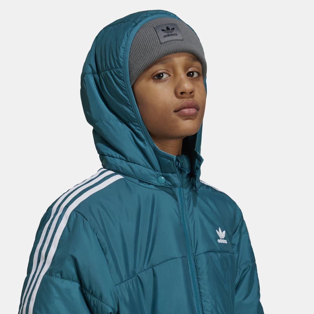Teal - adidas Originals - Adicolor Padded Jacket - 4