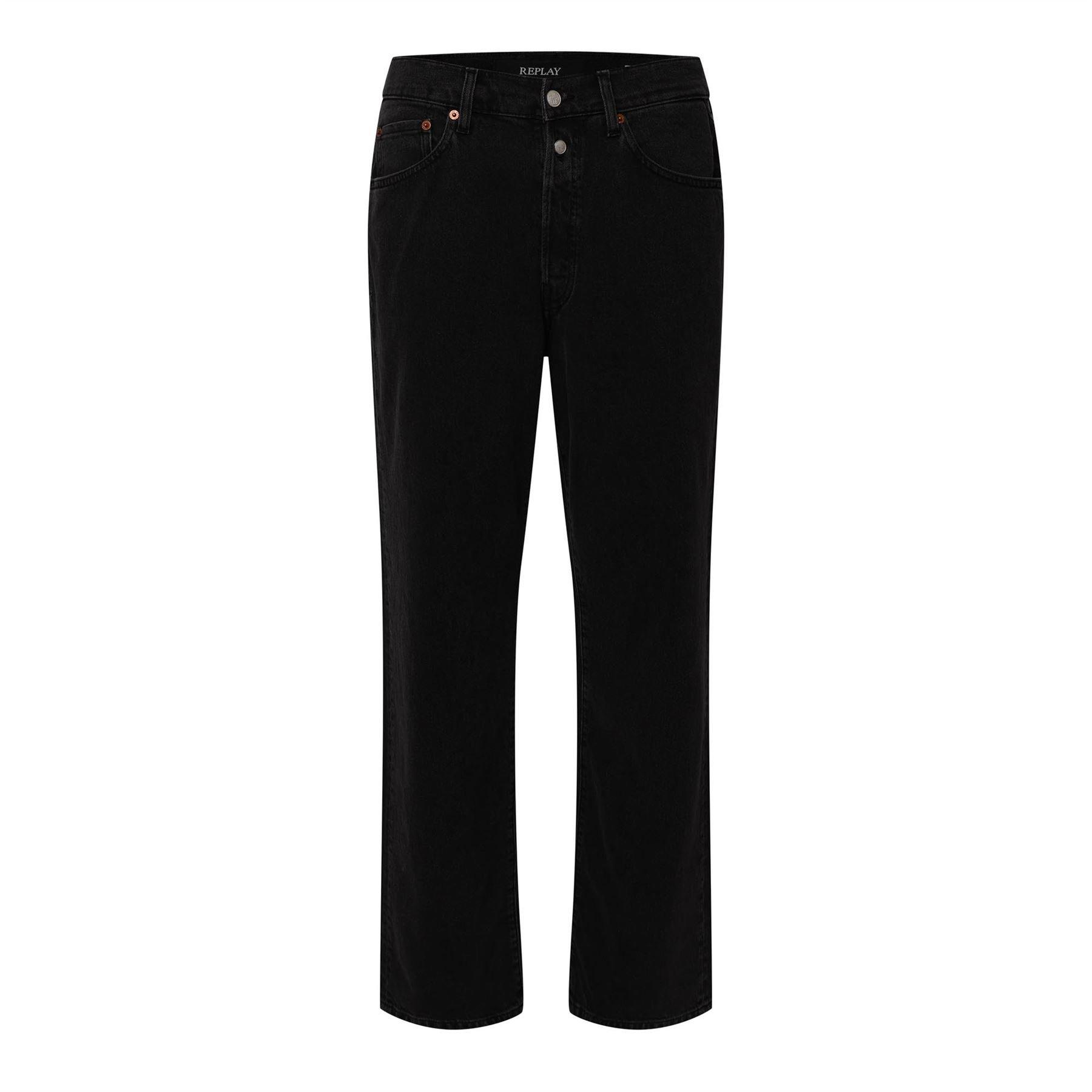 Replay Men's 9Zero1 Straight-Fit Jeans - Black - 30S