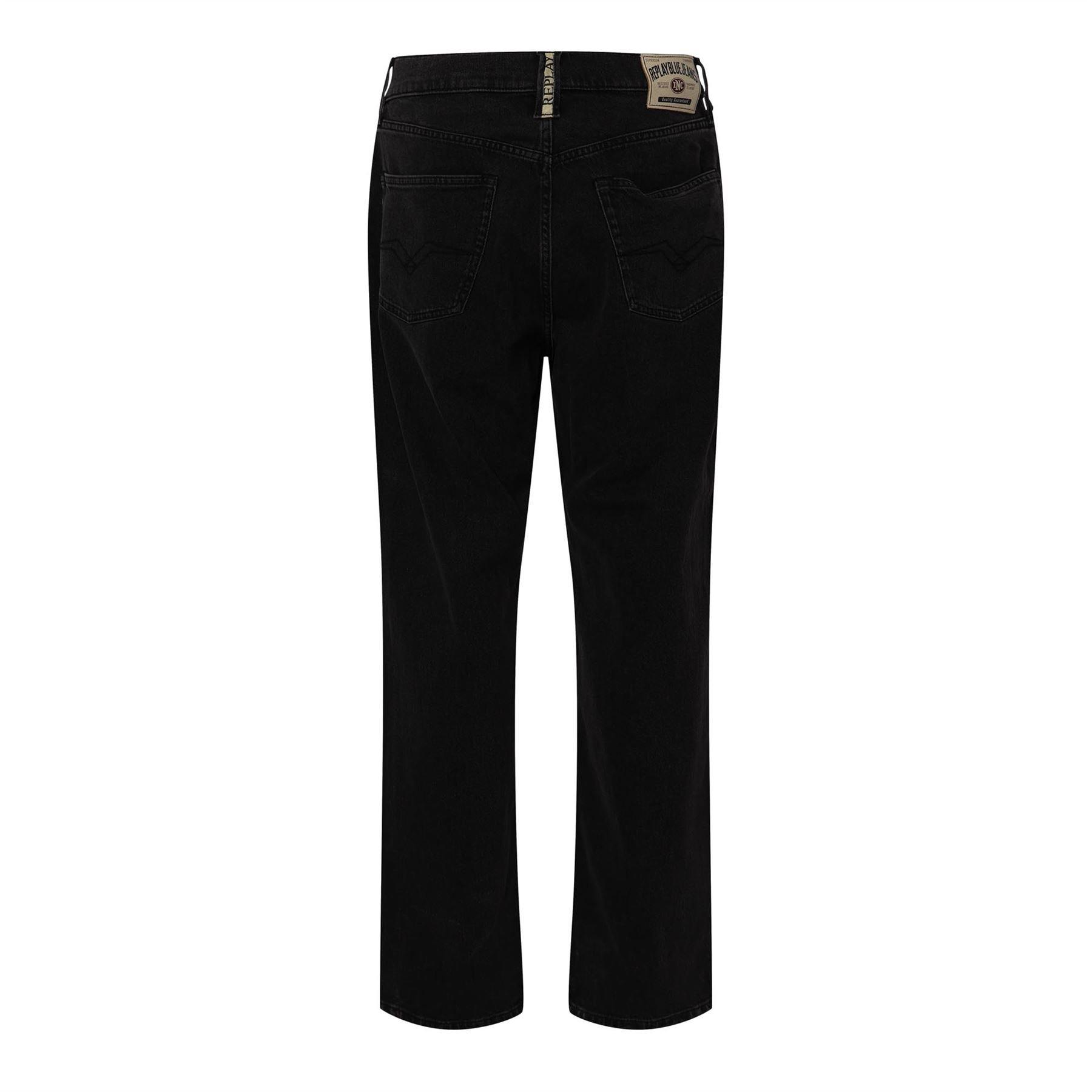 Black - Replay - 9zero1 Straight-Fit Jeans - 2