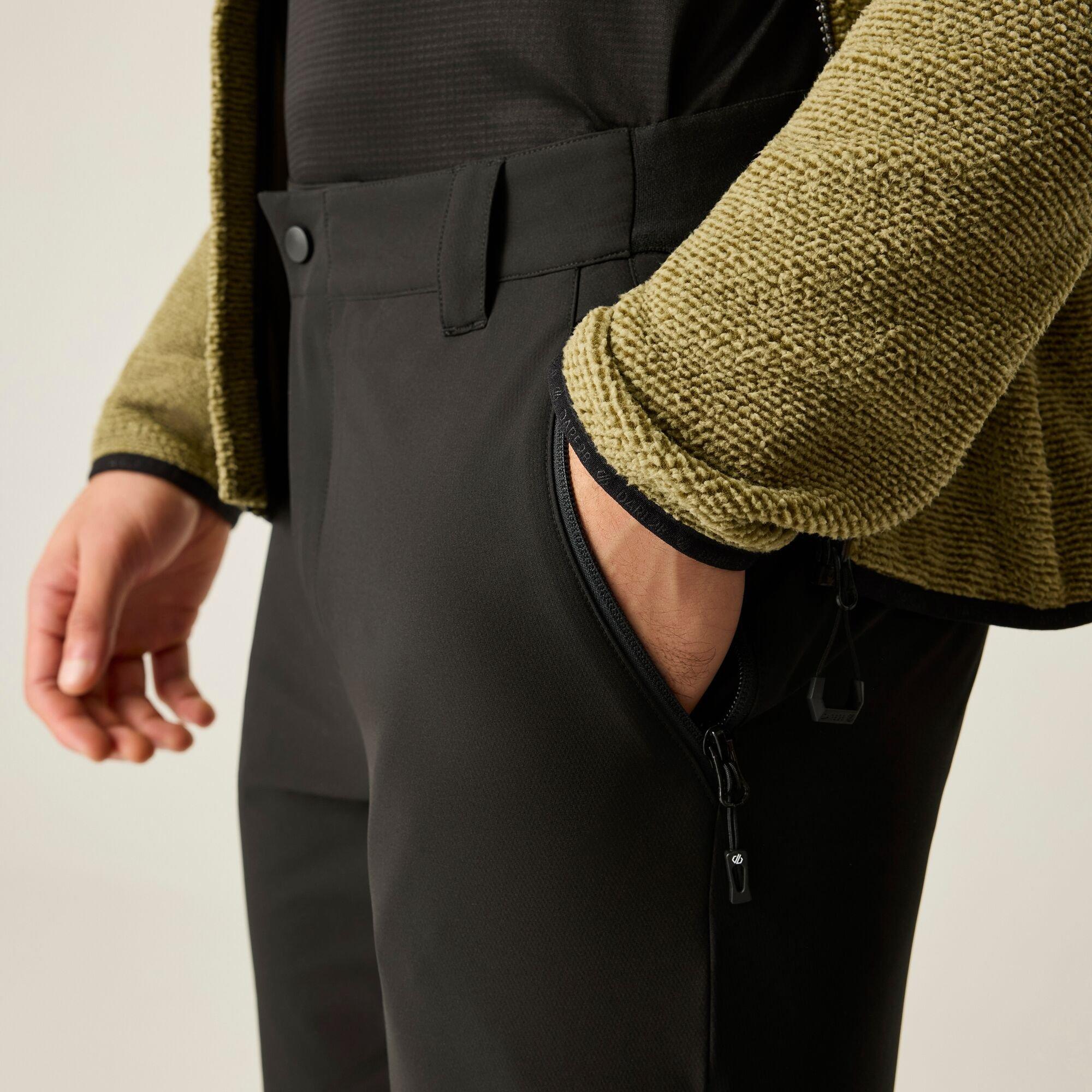 Black - Dare 2b - Mens Peak Water-Repellent Trousers - 5