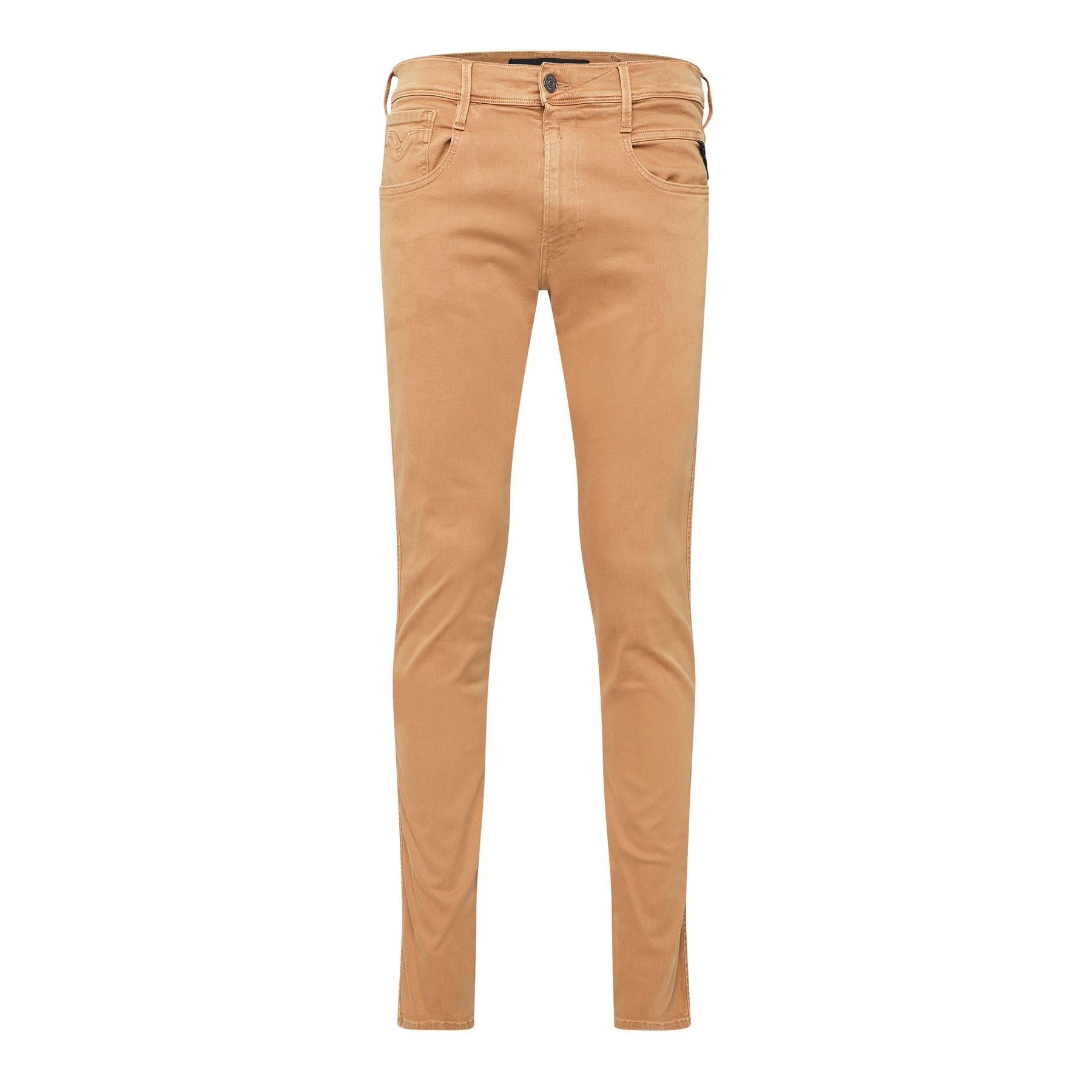 Replay Anbass Slim-Fit Jeans - Beige - Size 34R