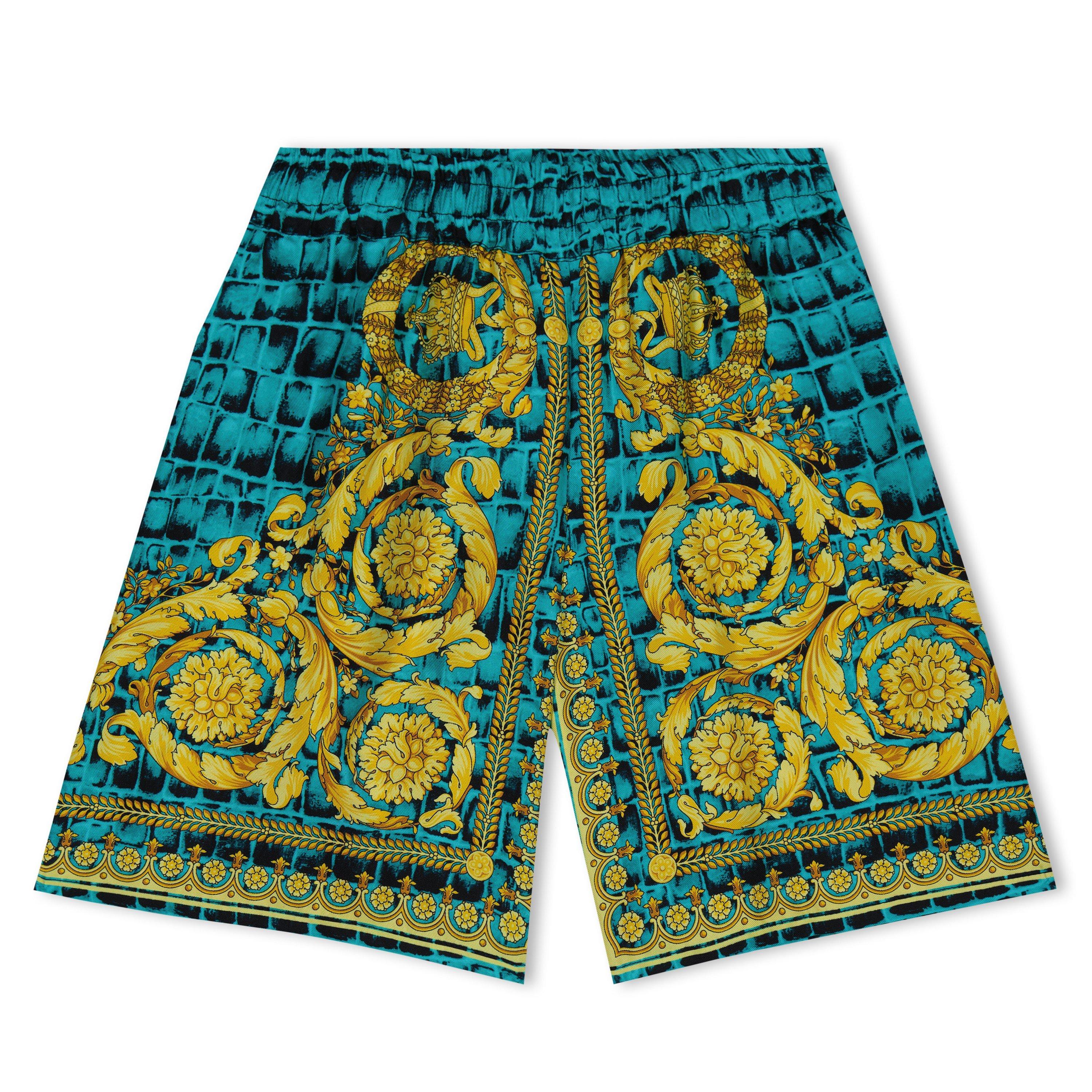 Grn+Blk 5X340 - Versace - Barocco Print Shorts - 1