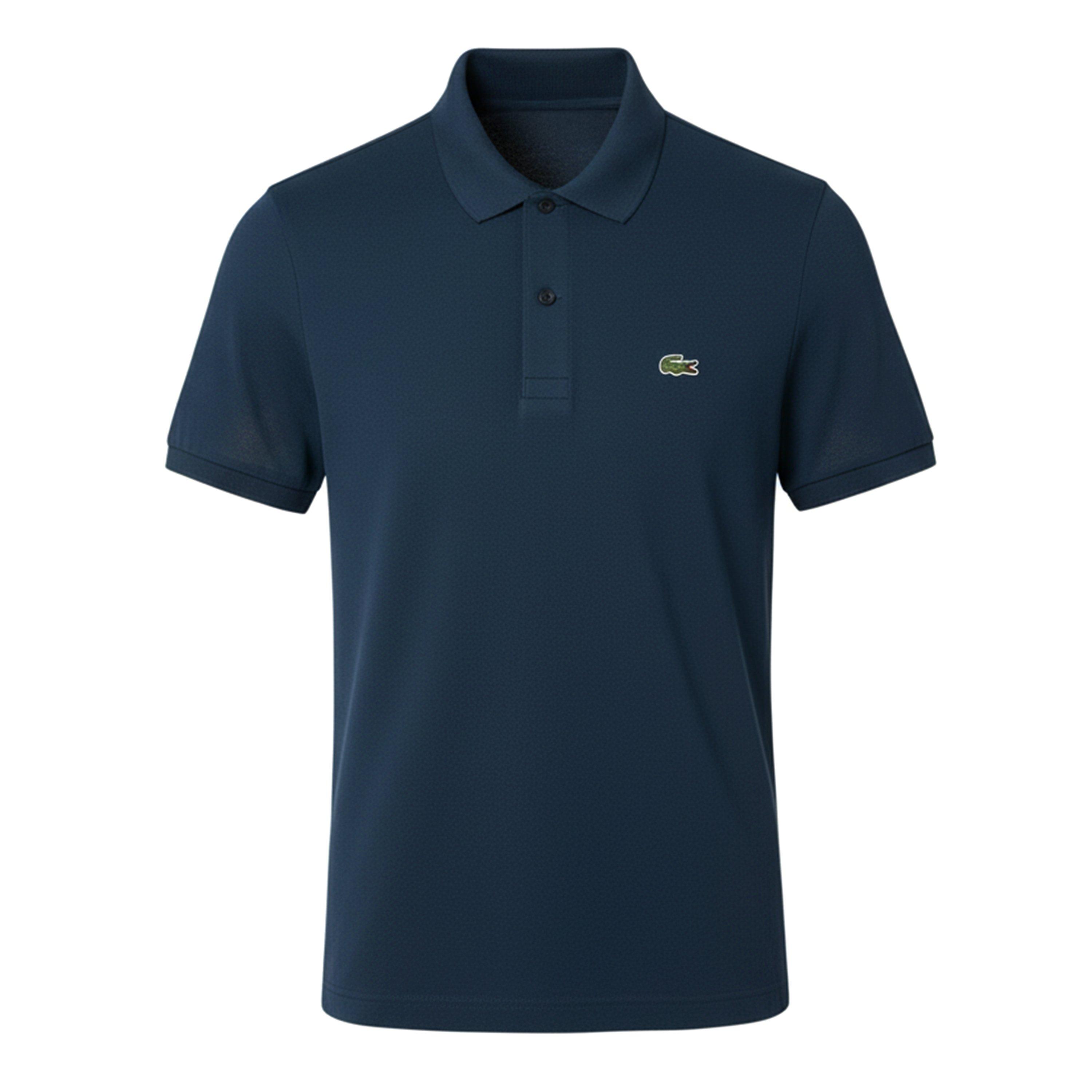 Blue - Lacoste - Slim-Fit L.12.12 Pique Polo Shirt - 1