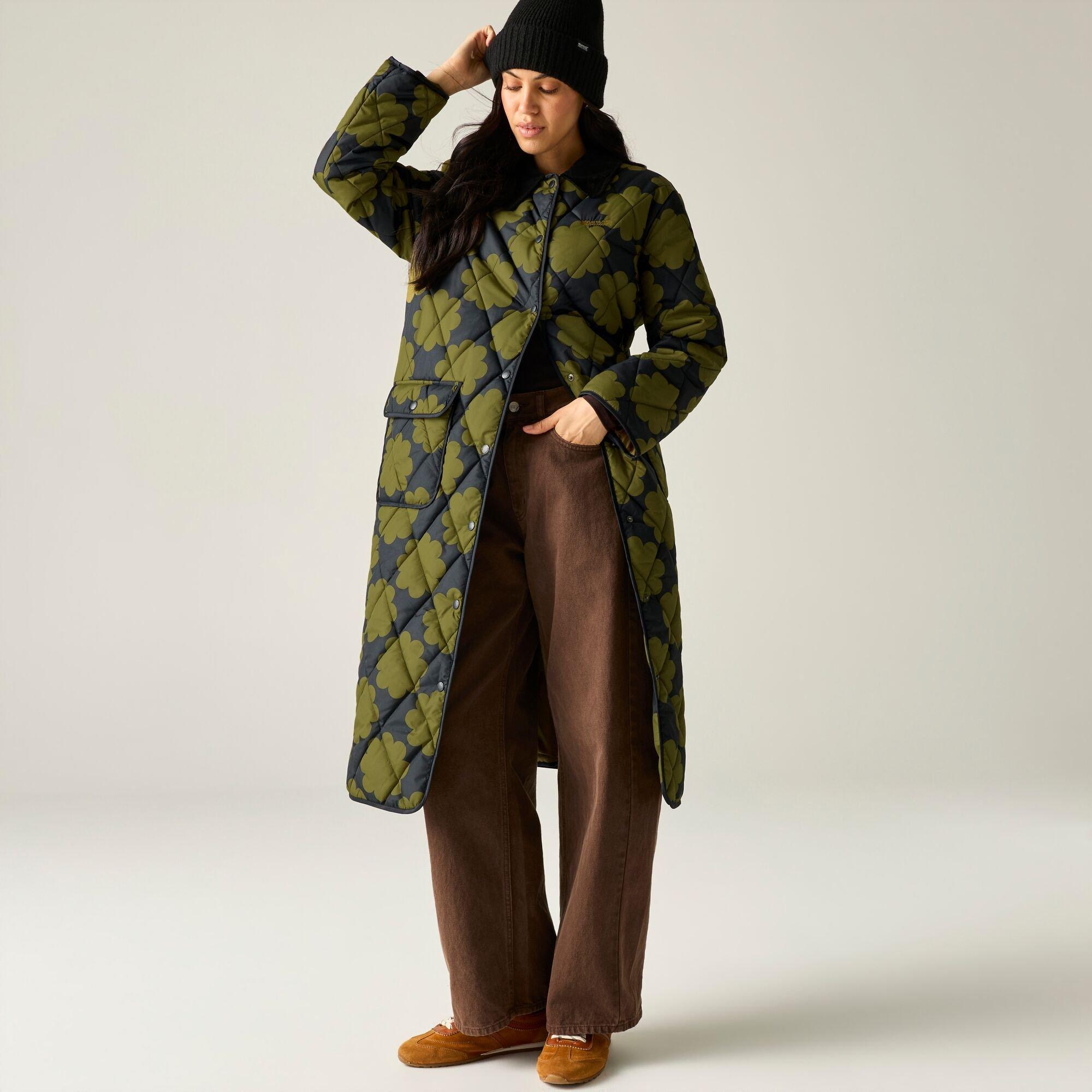 Womens Orla Mid Length Quilted Jacket