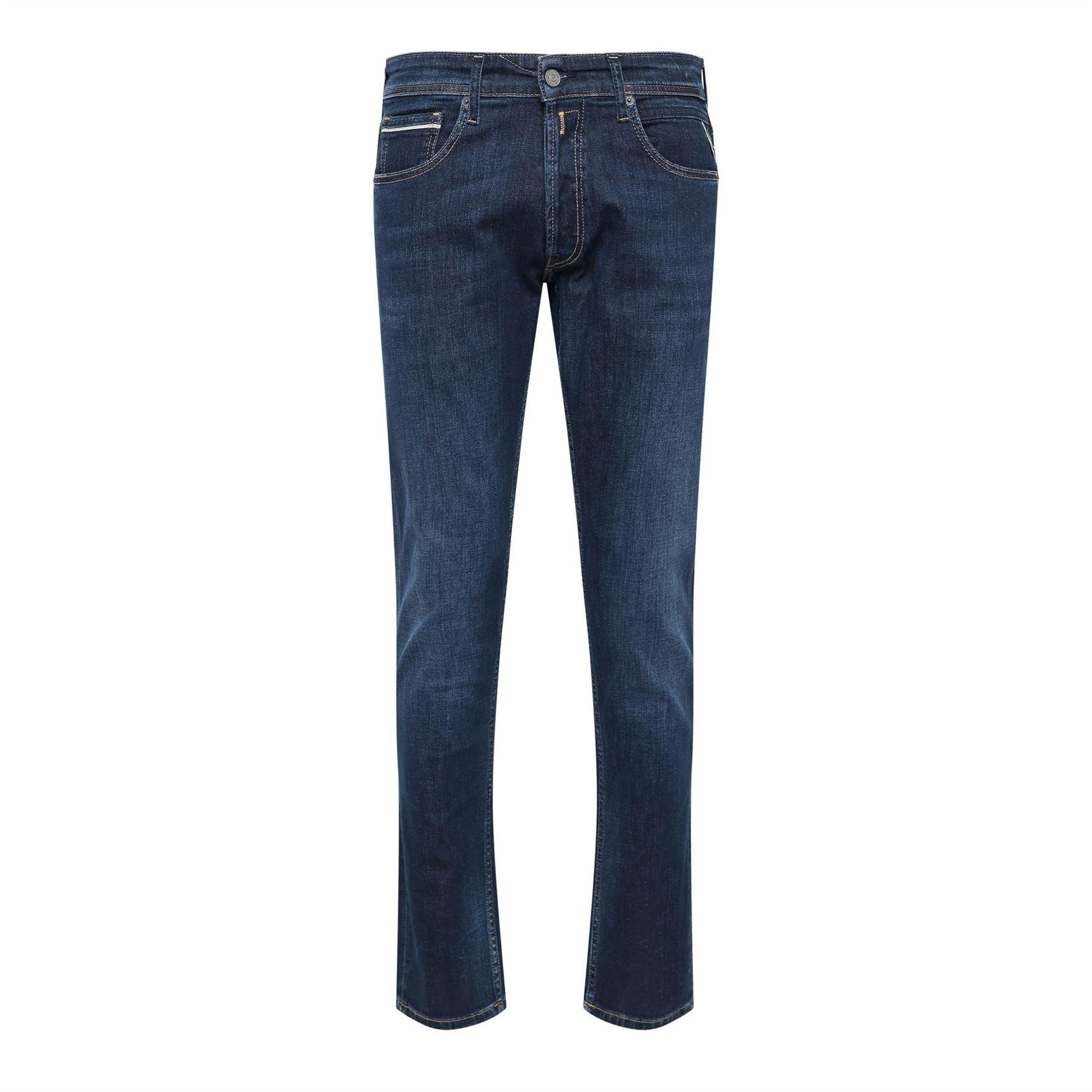 Replay Grover Straight-Fit Jeans - Blue - Size 36R