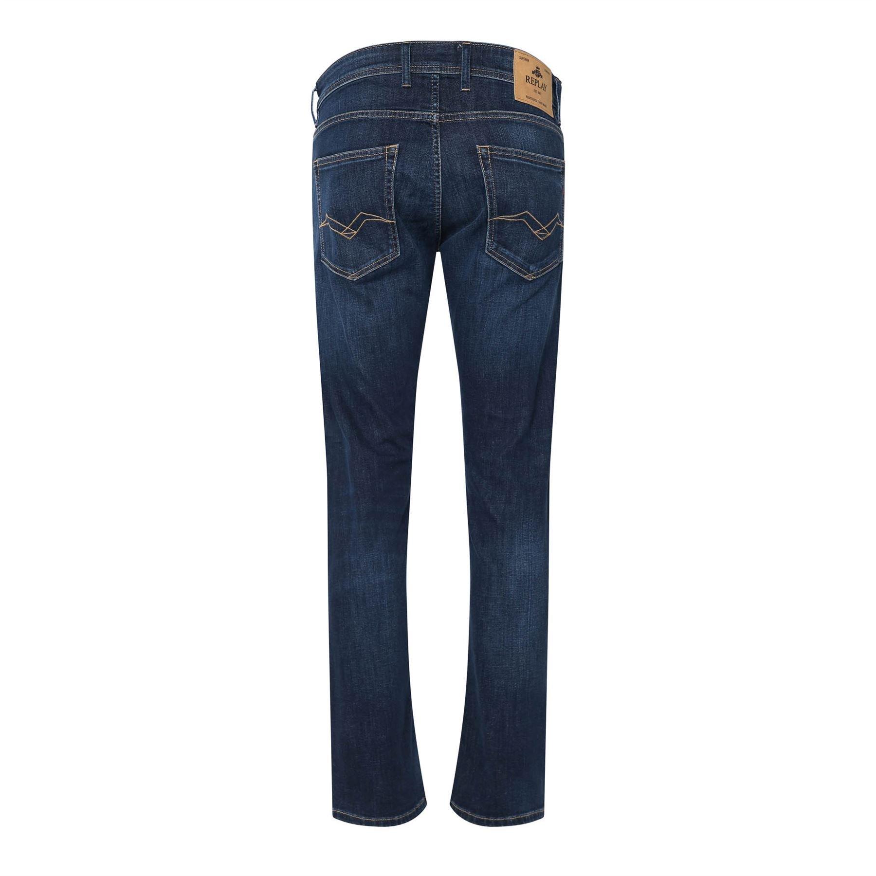 Blue - Replay - Grover Straight-Fit Jeans - 2