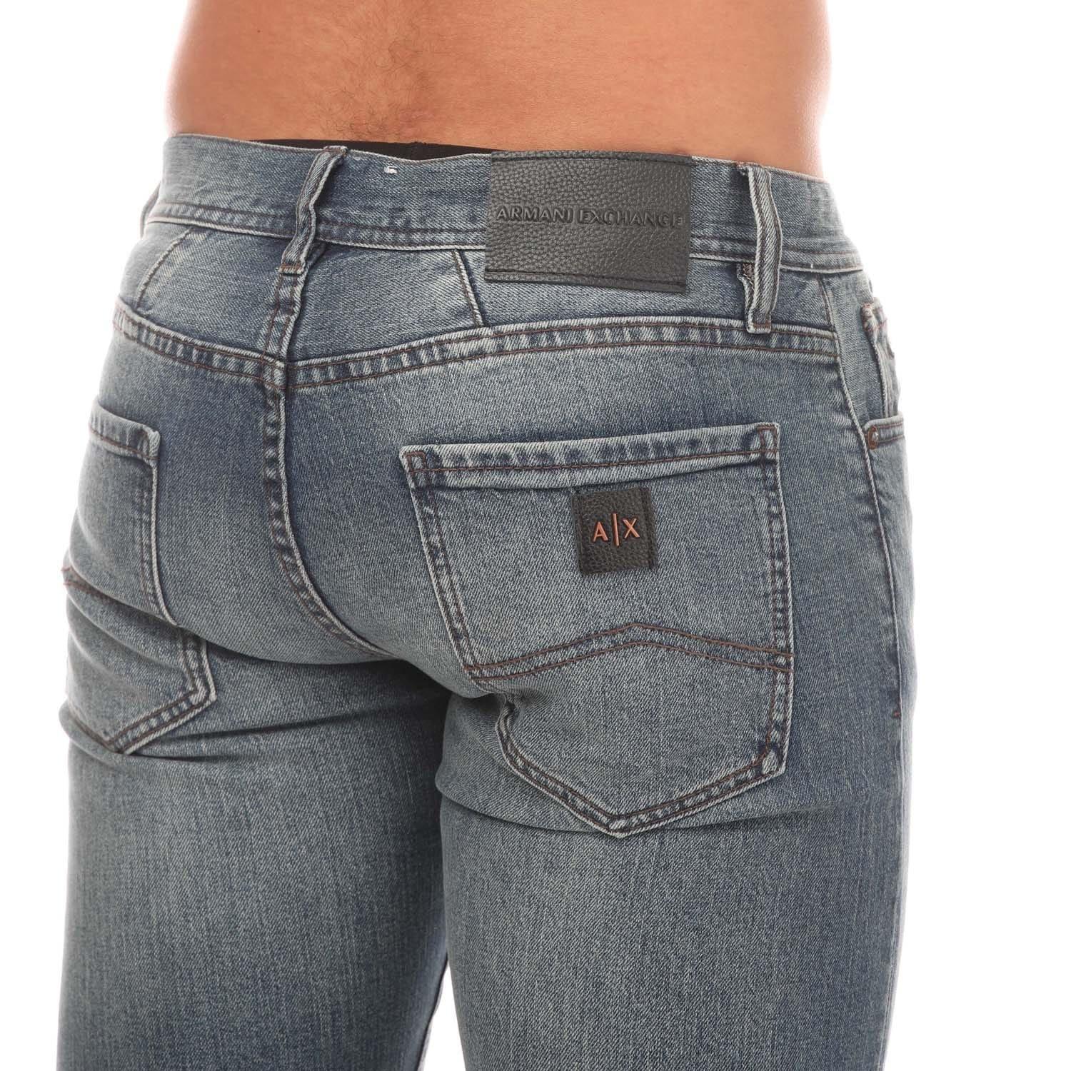 Indigo - Armani Exchange - J16 Regular-Fit Jeans - 3
