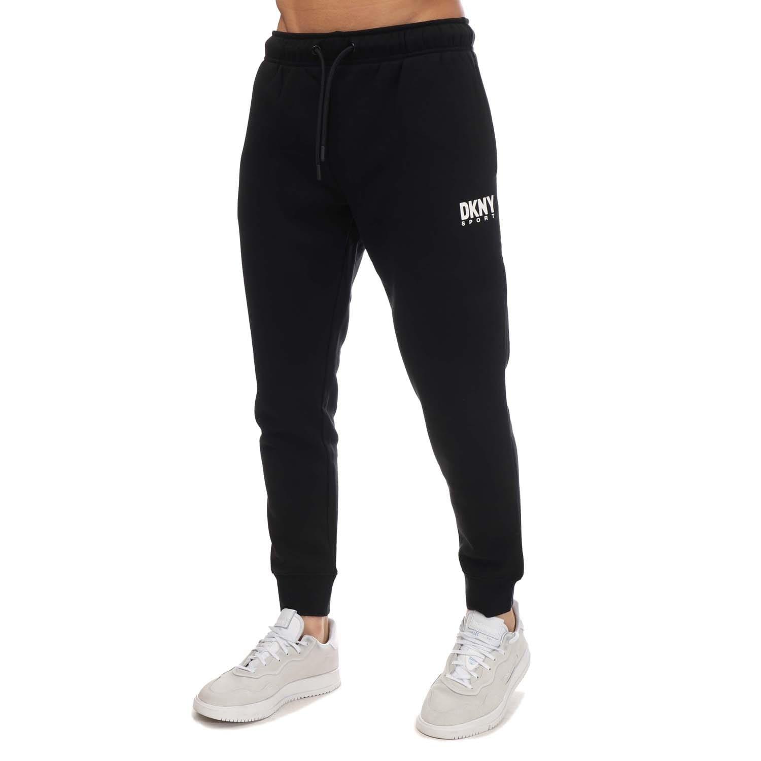 Black - DKNY - Printed Logo Joggers - 1