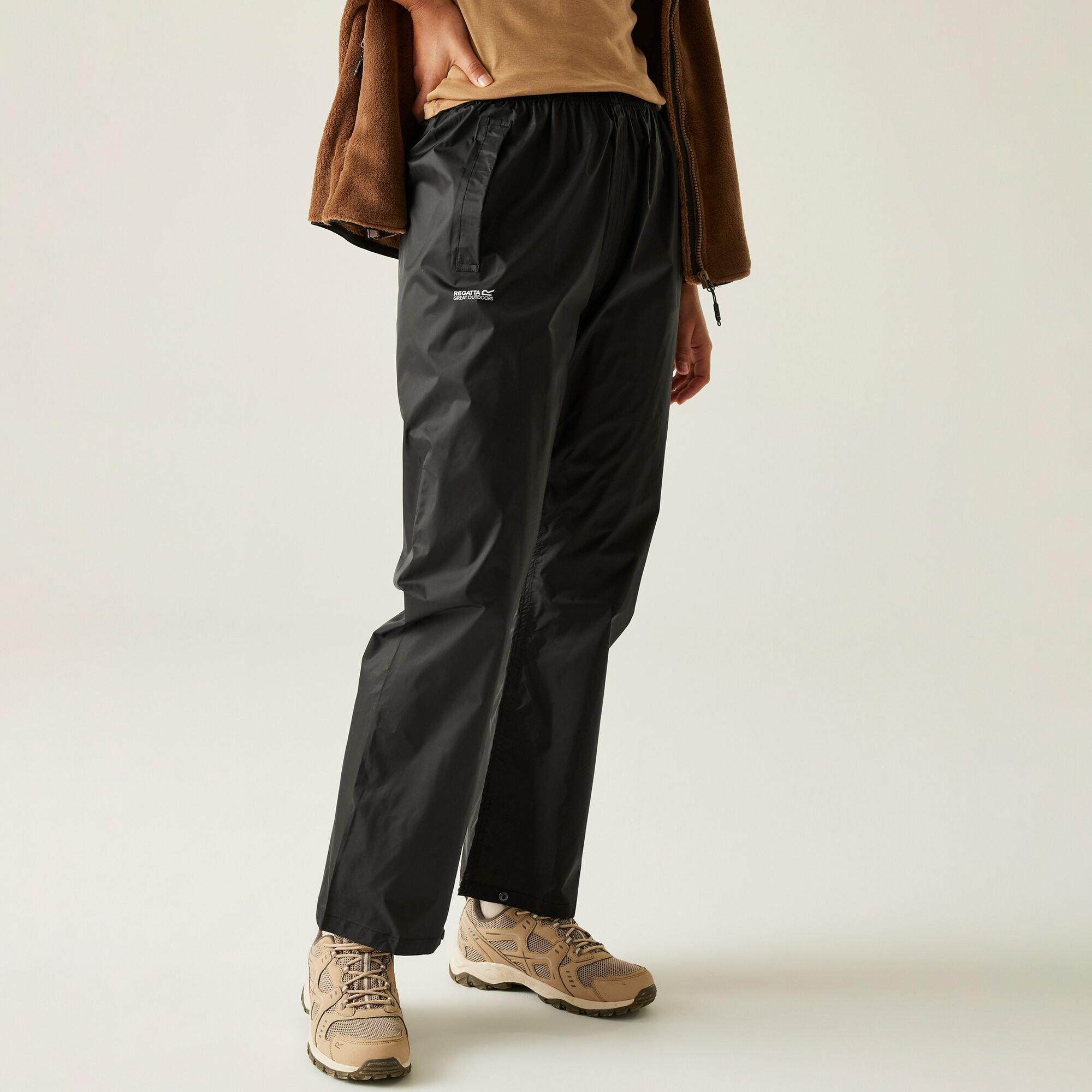 Black - Regatta - Pack-It Overtrousers - 3