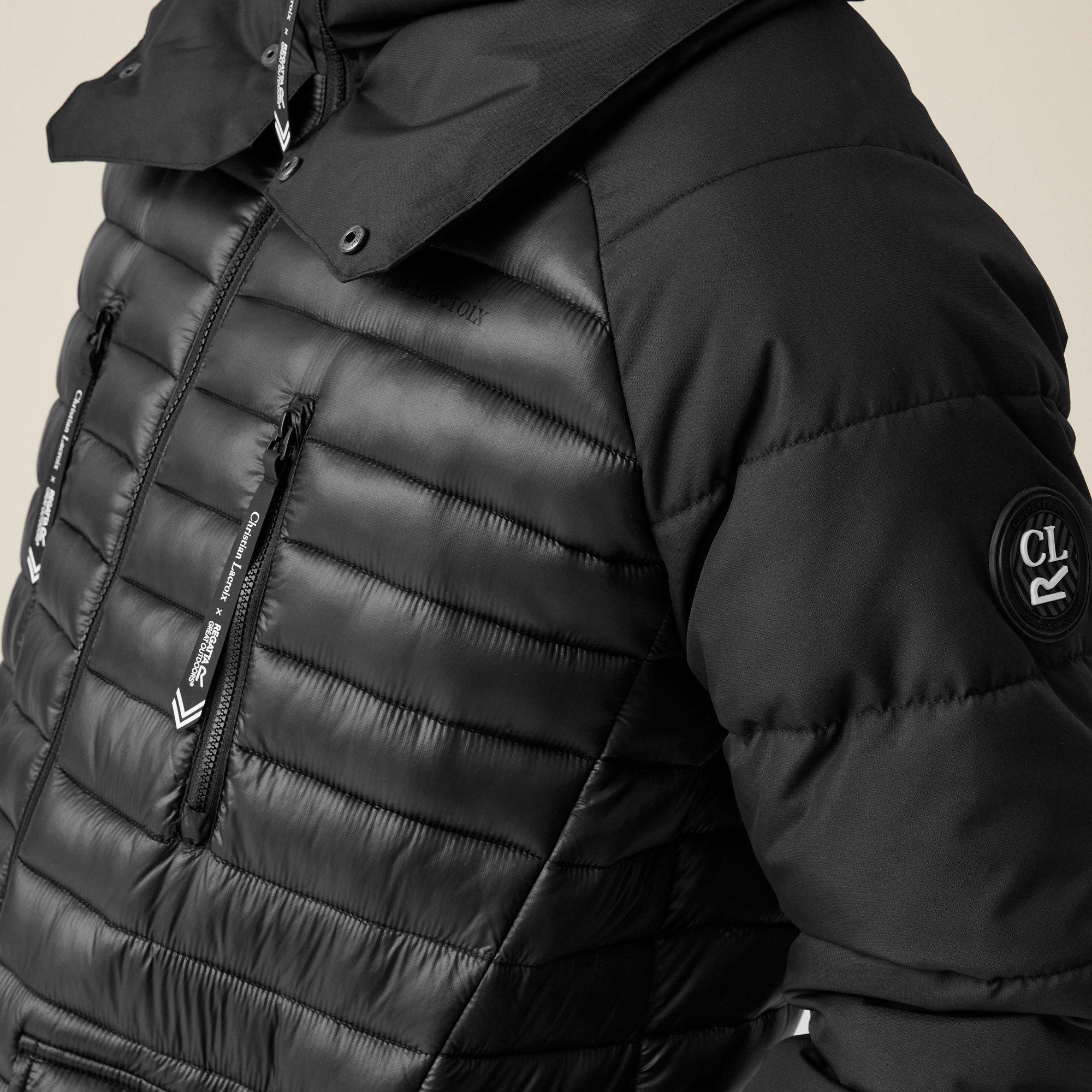 Black - Regatta - Men's Congenies Water-Repellent Synthetic Down Quilted Jacket - 6