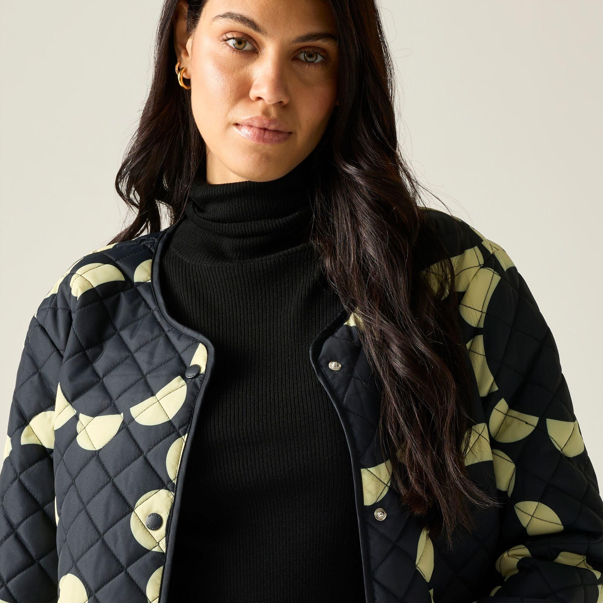Daisy Hoop Blac - Regatta - Womens Orla Lightweight Quilted Jacket - 4