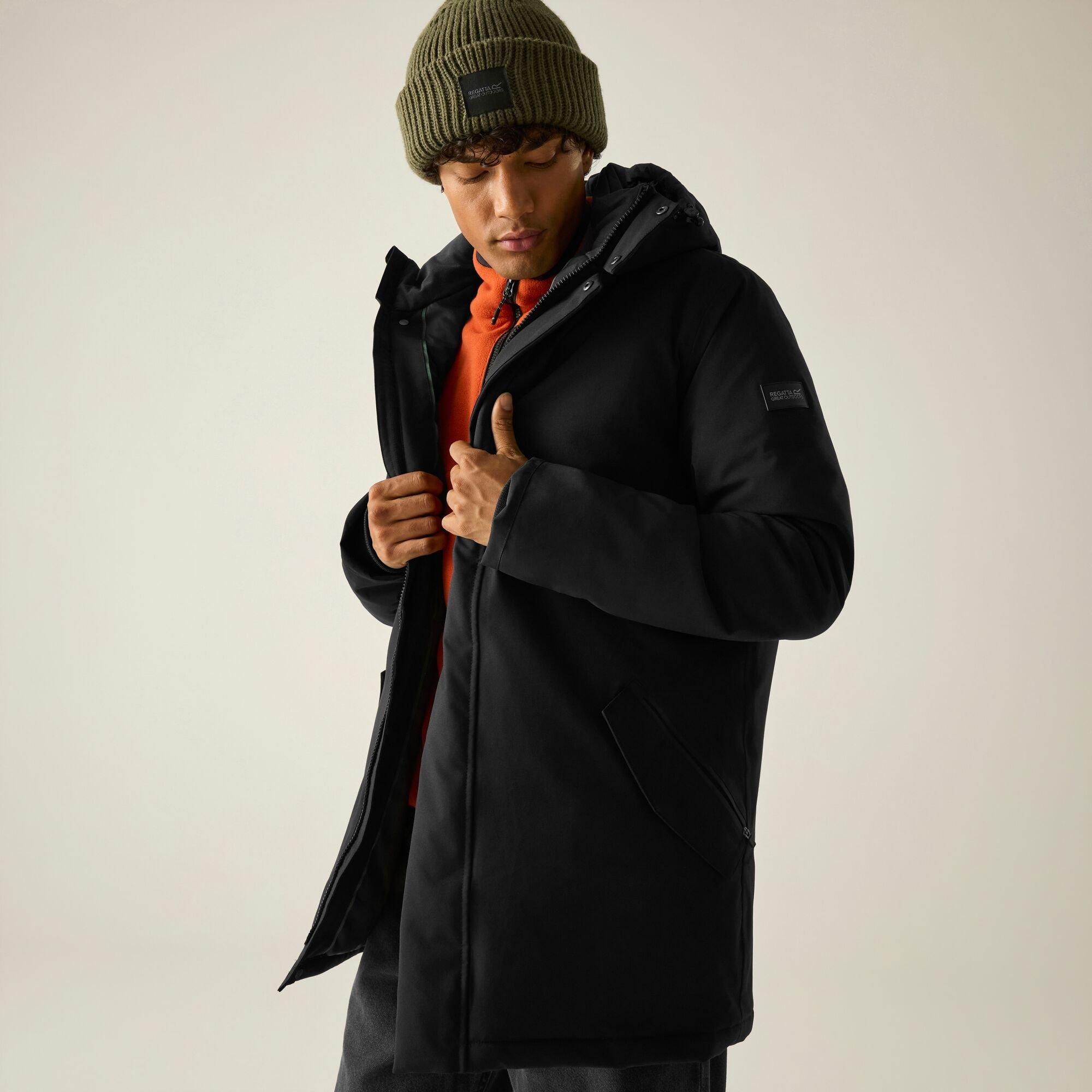 Black - Regatta - Mens Roan Waterproof Jacket - 1