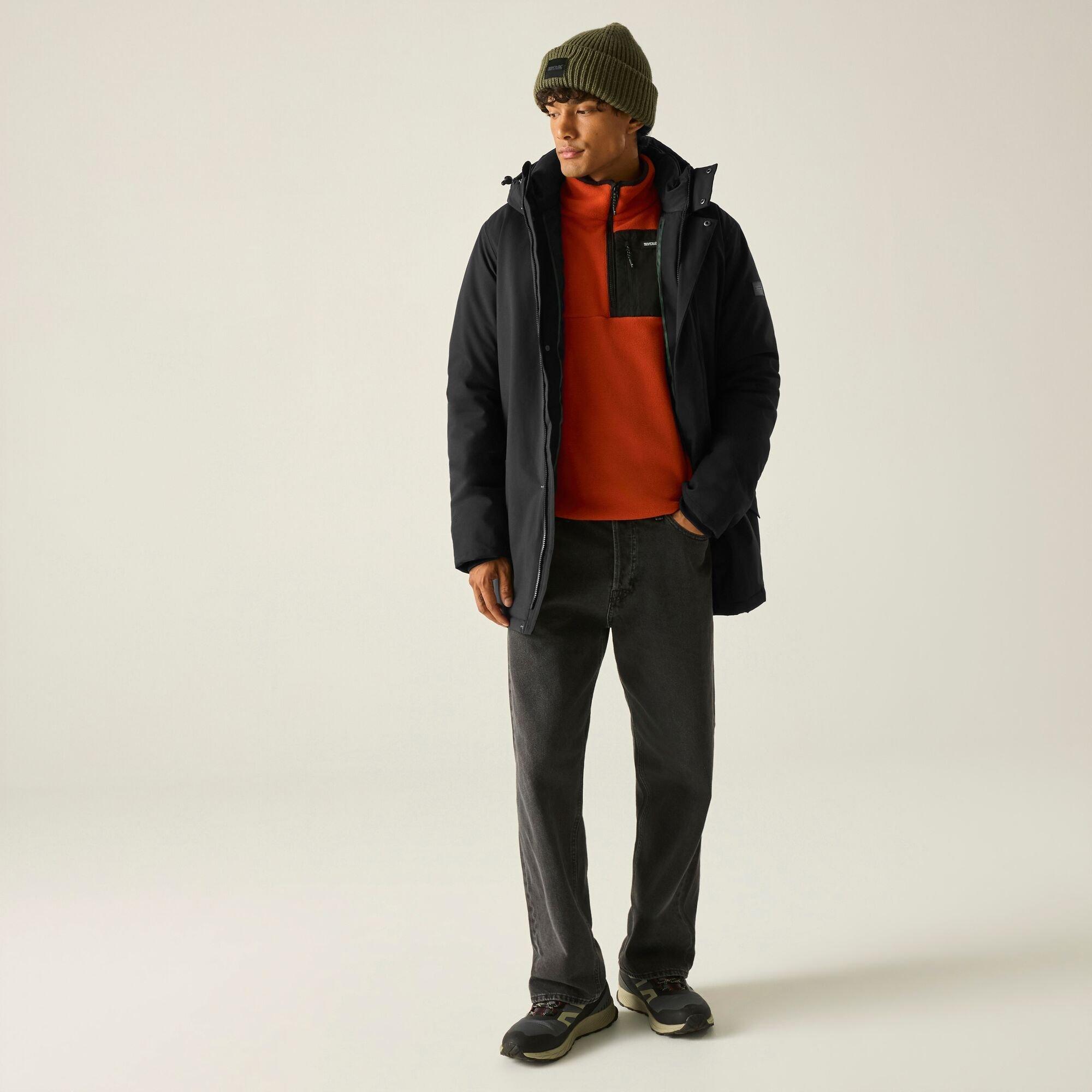 Black - Regatta - Mens Roan Waterproof Jacket - 2