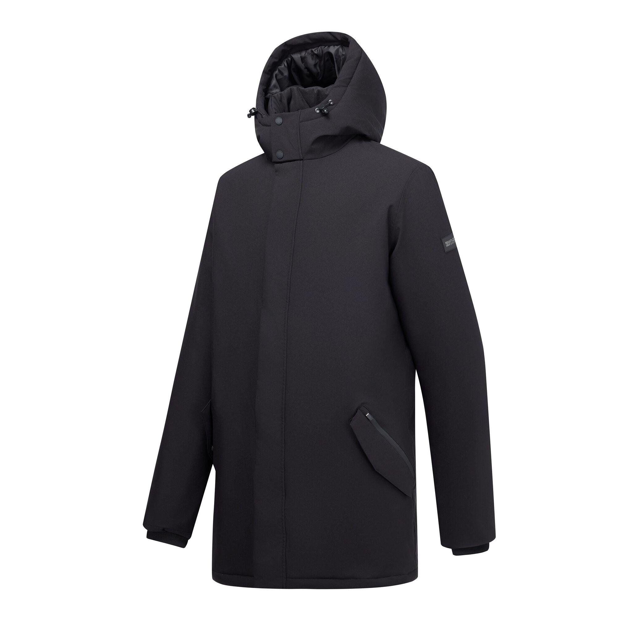 Black - Regatta - Mens Roan Waterproof Jacket - 11