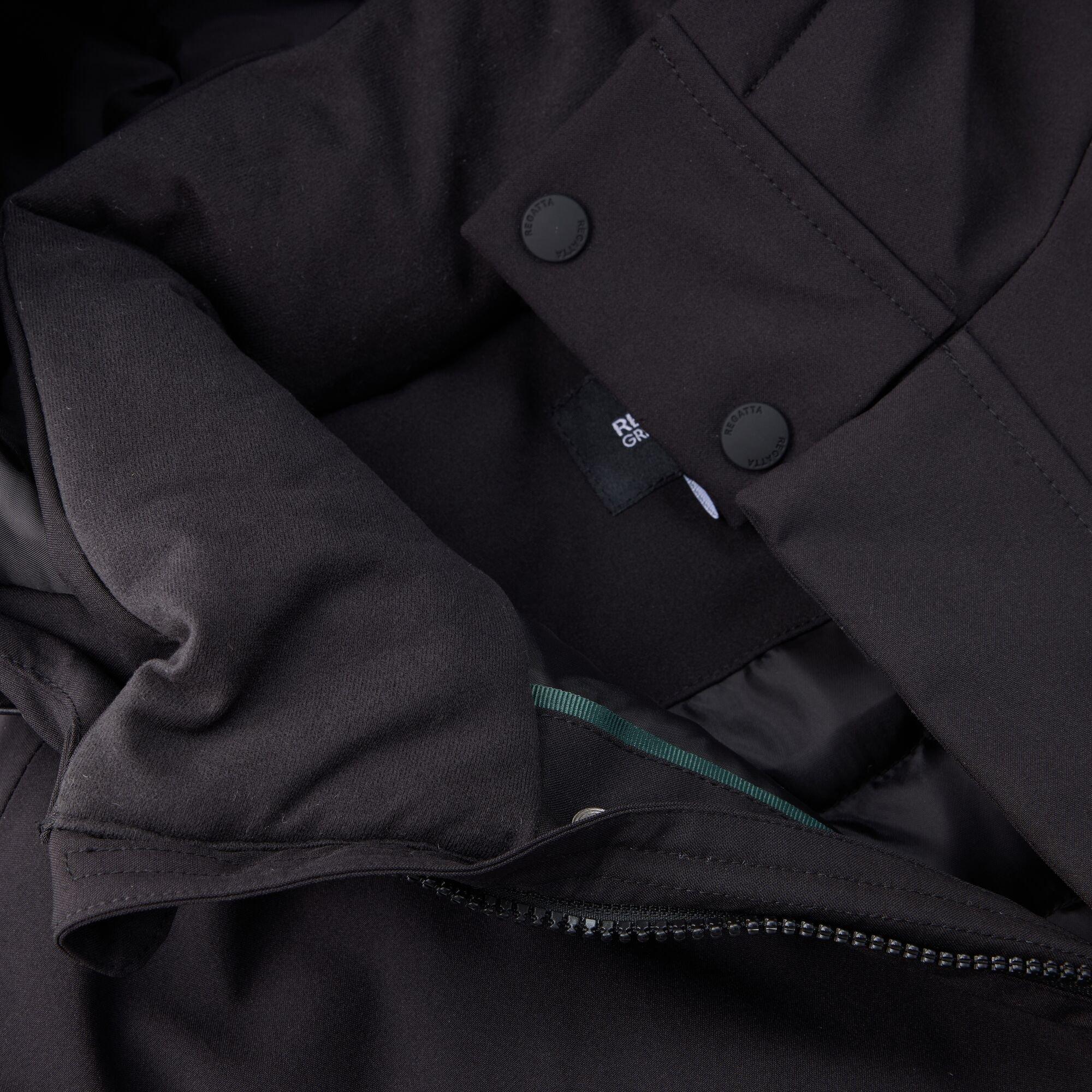 Black - Regatta - Mens Roan Waterproof Jacket - 14