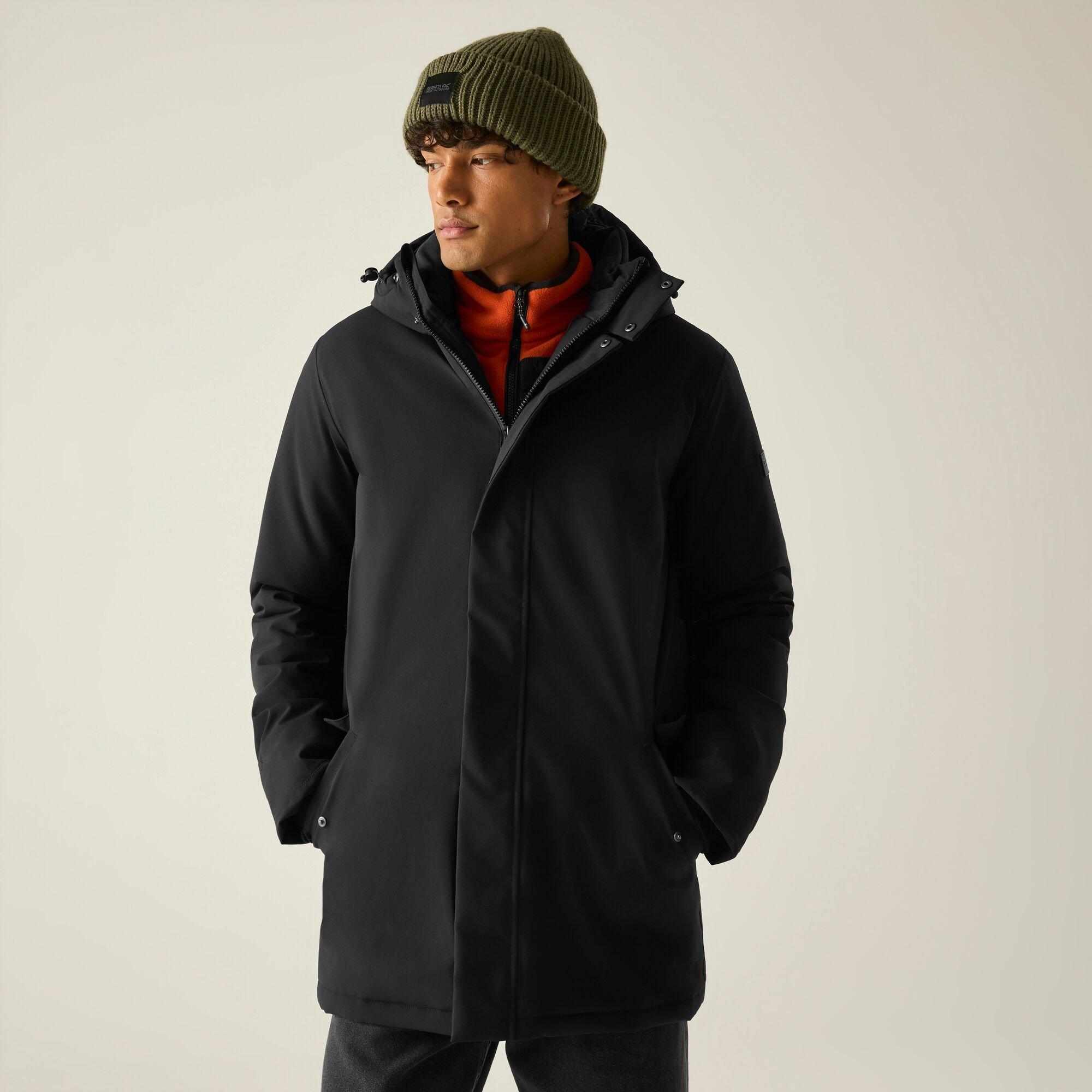 Black - Regatta - Mens Roan Waterproof Jacket - 5
