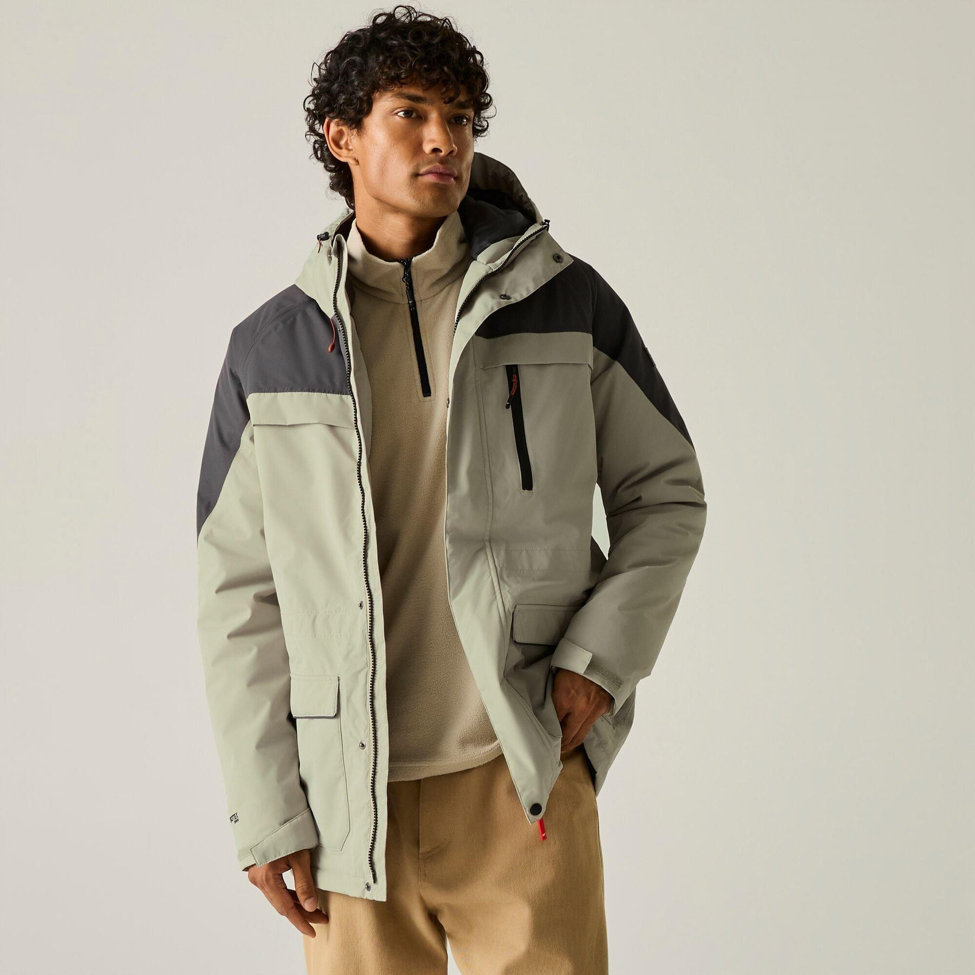Abbeystone/Iron - Regatta - Mens Stanford Waterproof Jacket - 1