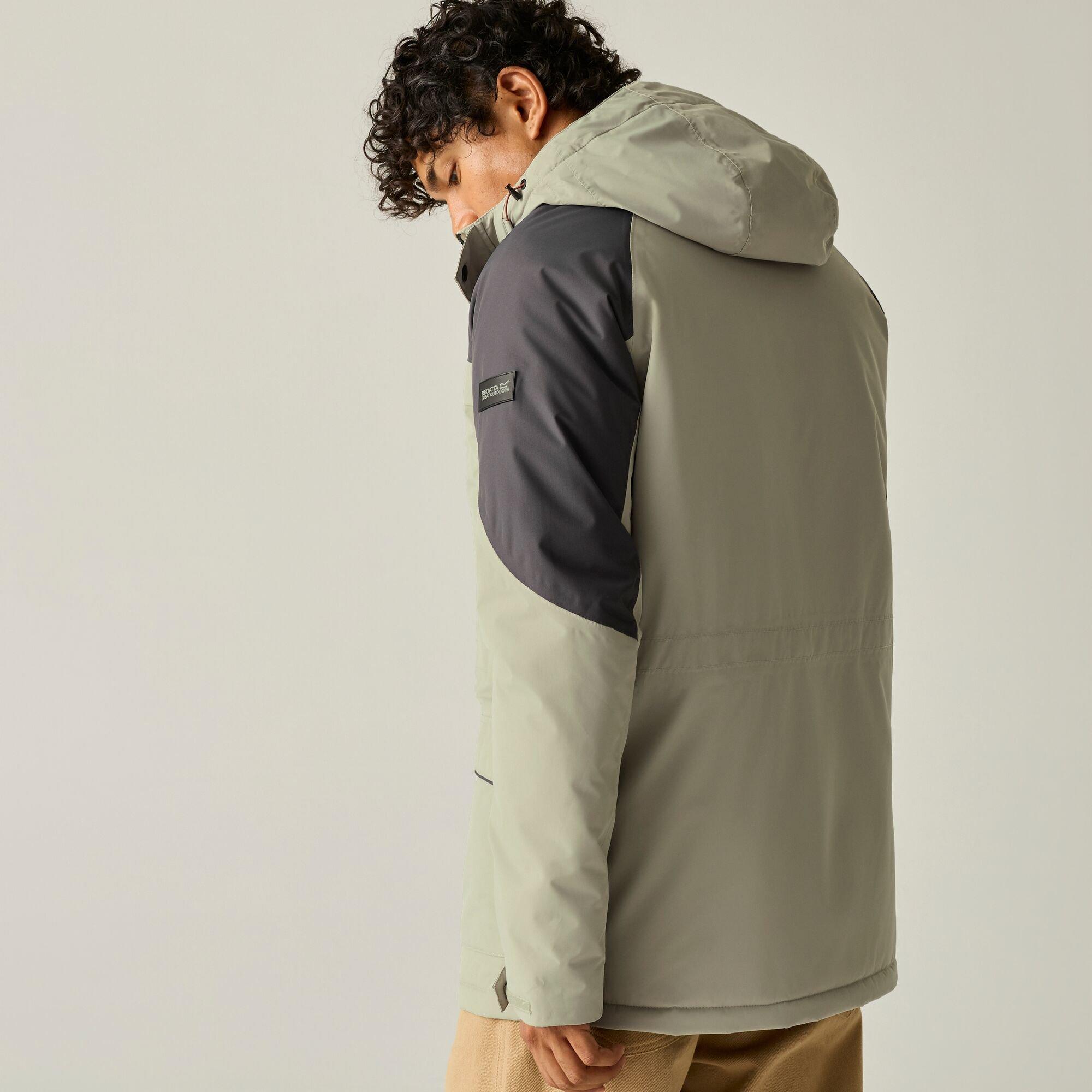 Abbeystone/Iron - Regatta - Mens Stanford Waterproof Jacket - 3