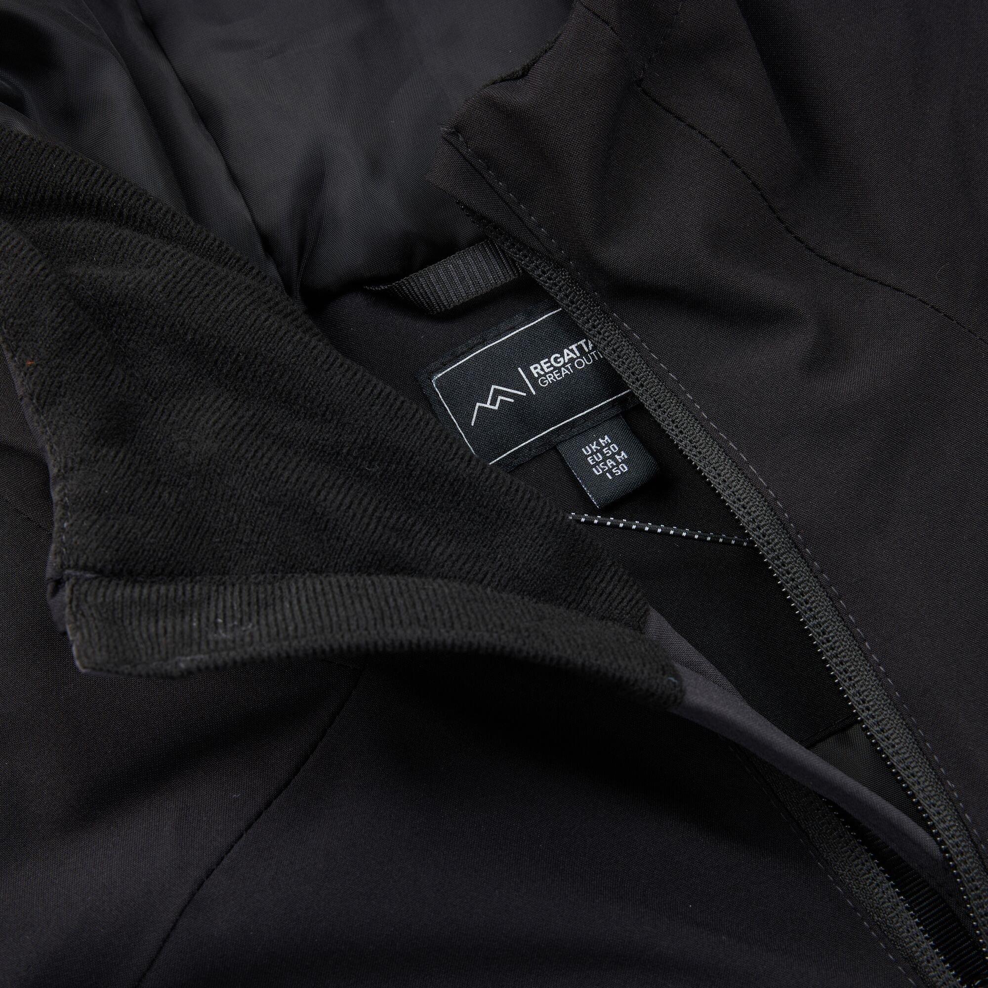 Ash/Black - Regatta - Mens Highton Stretch Padded Waterproof Jacket - 14